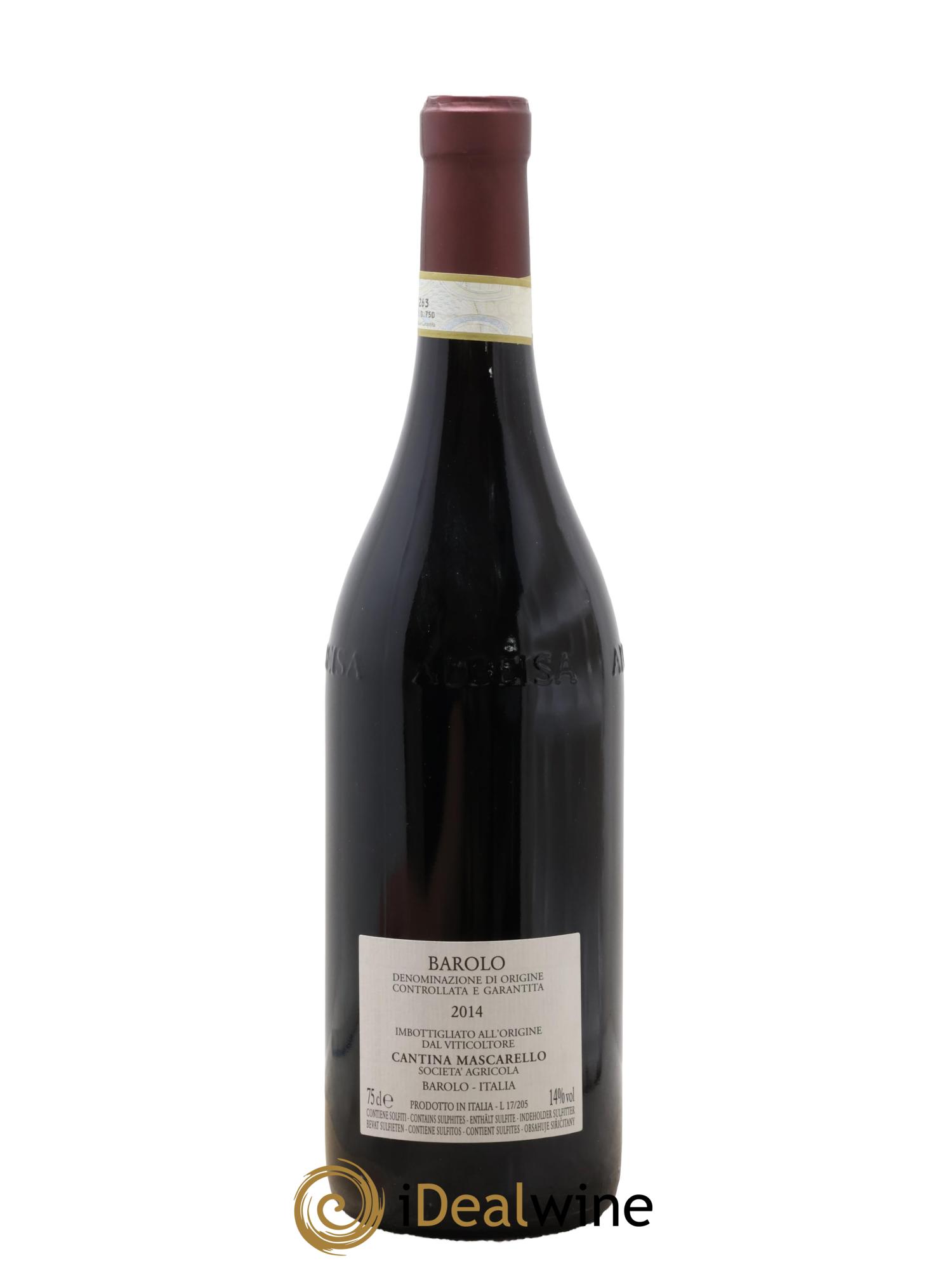 Barolo DOCG Artist Label Bartolo Mascarello 2014 - Lot de 1 bouteille - 1