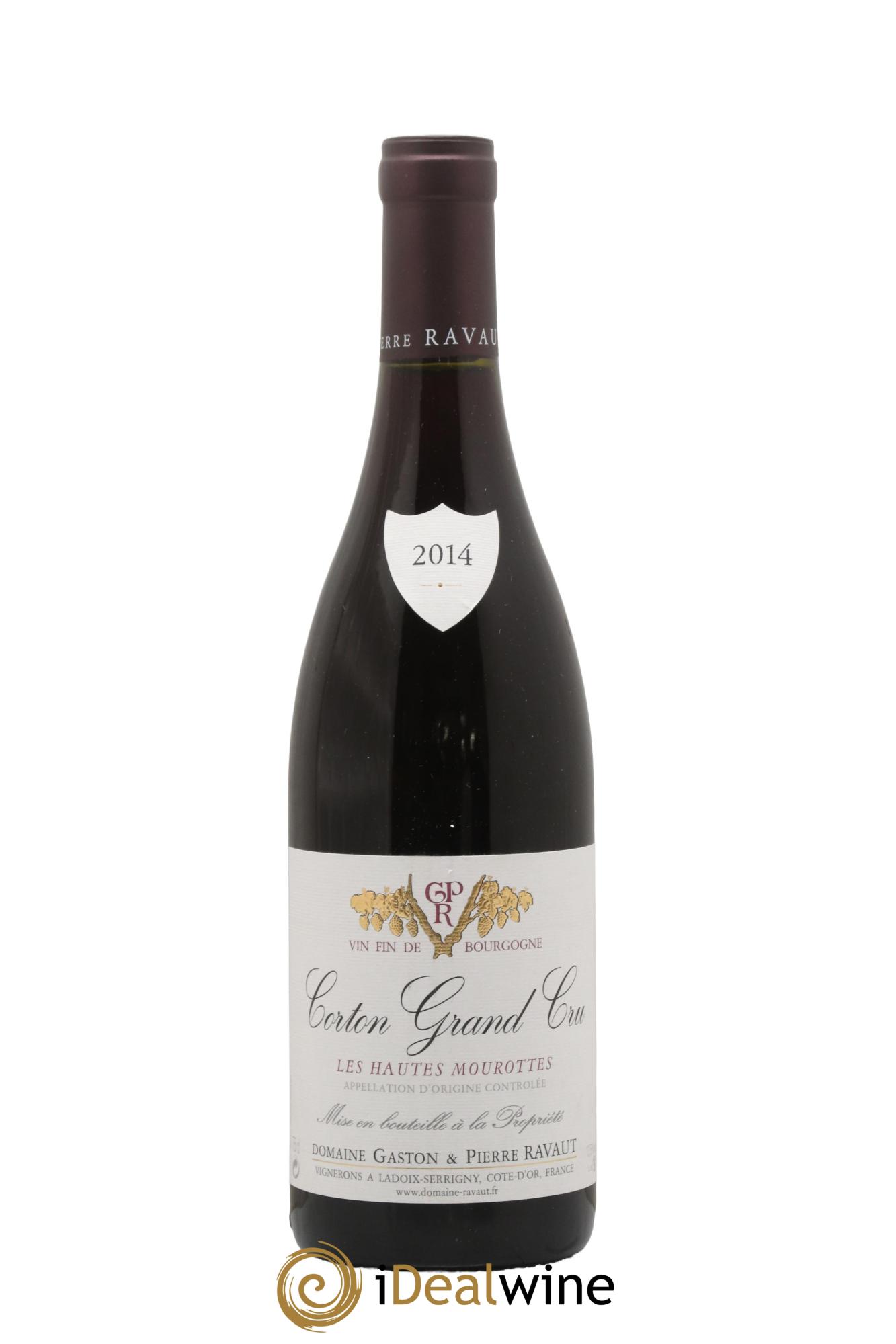 Corton Grand Cru Les Hautes Mourottes Ravaut 2014 - Lot de 1 bouteille - 0