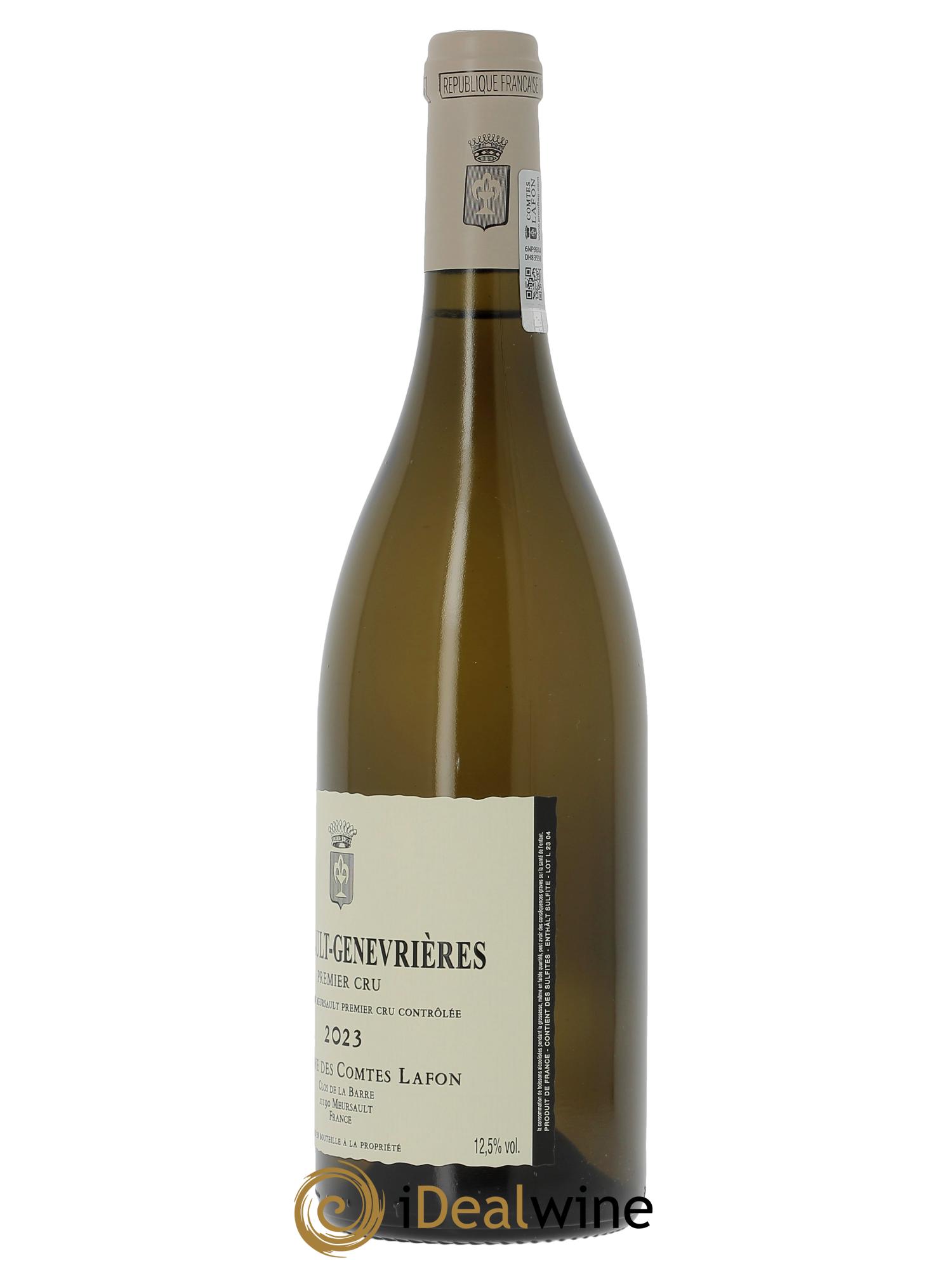 Meursault 1er Cru Genevrières Comtes Lafon (Domaine des) 2023 - Lot de 1 bouteille - 1