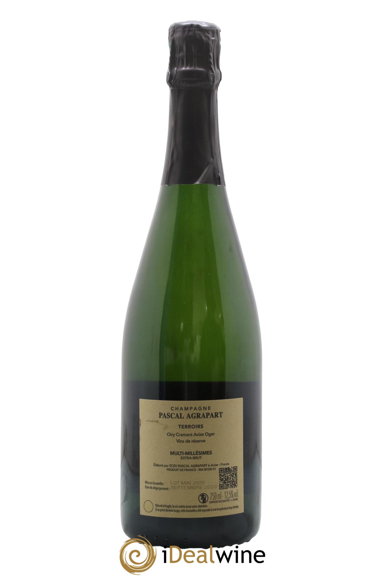 Terroirs Blanc de Blancs Extra-Brut Agrapart & Fils - Lotto di 1 bottiglia - 1