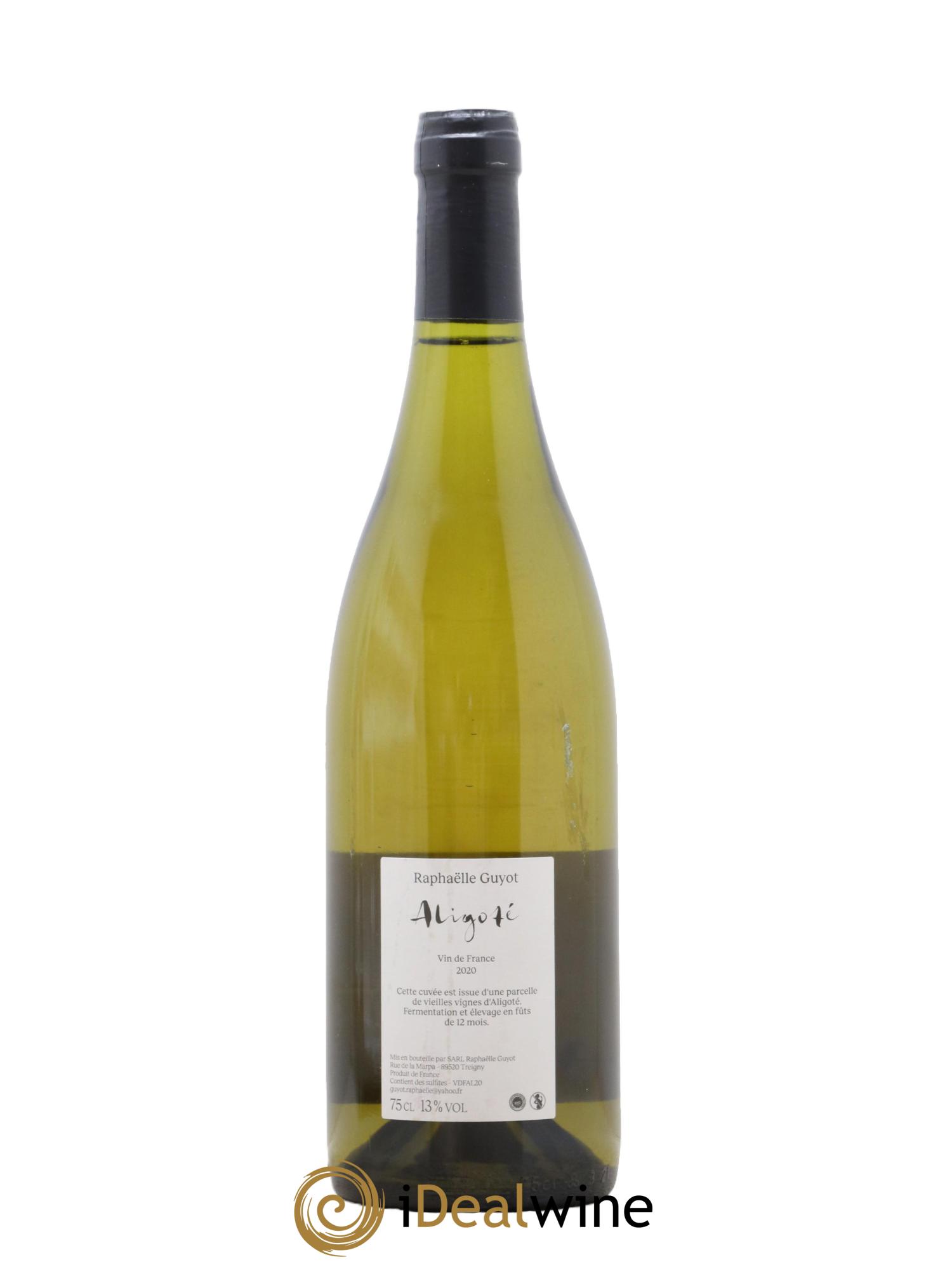 Bourgogne Aligoté Raphaelle Guyot 2020 - Lot de 1 bouteille - 1