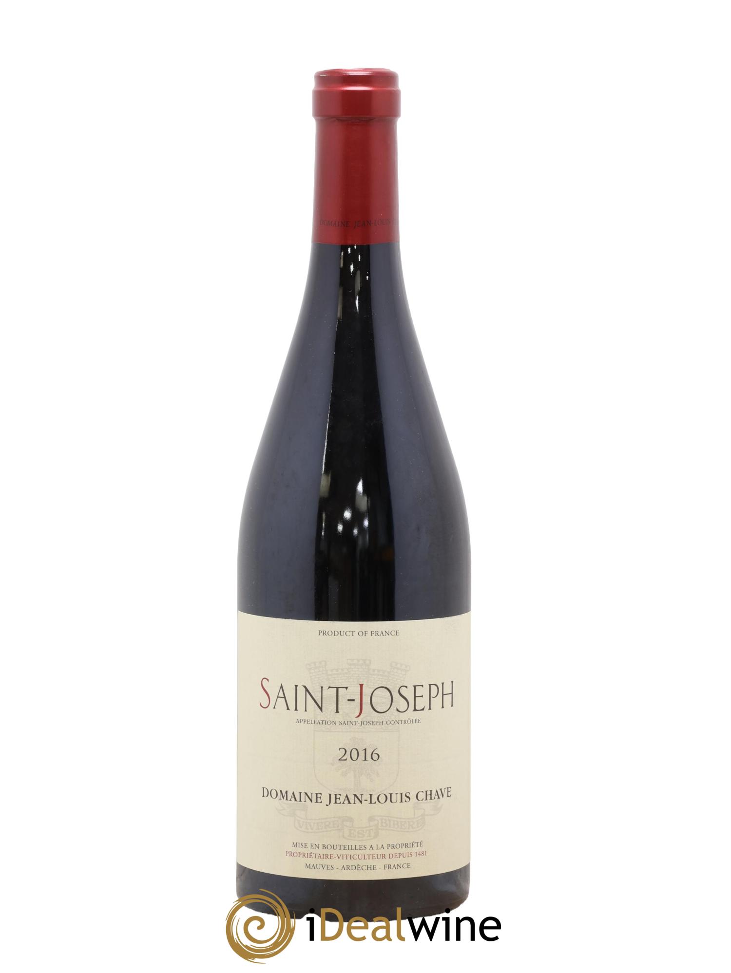 Saint-Joseph Jean-Louis Chave 2016 - Lot de 1 bouteille - 0