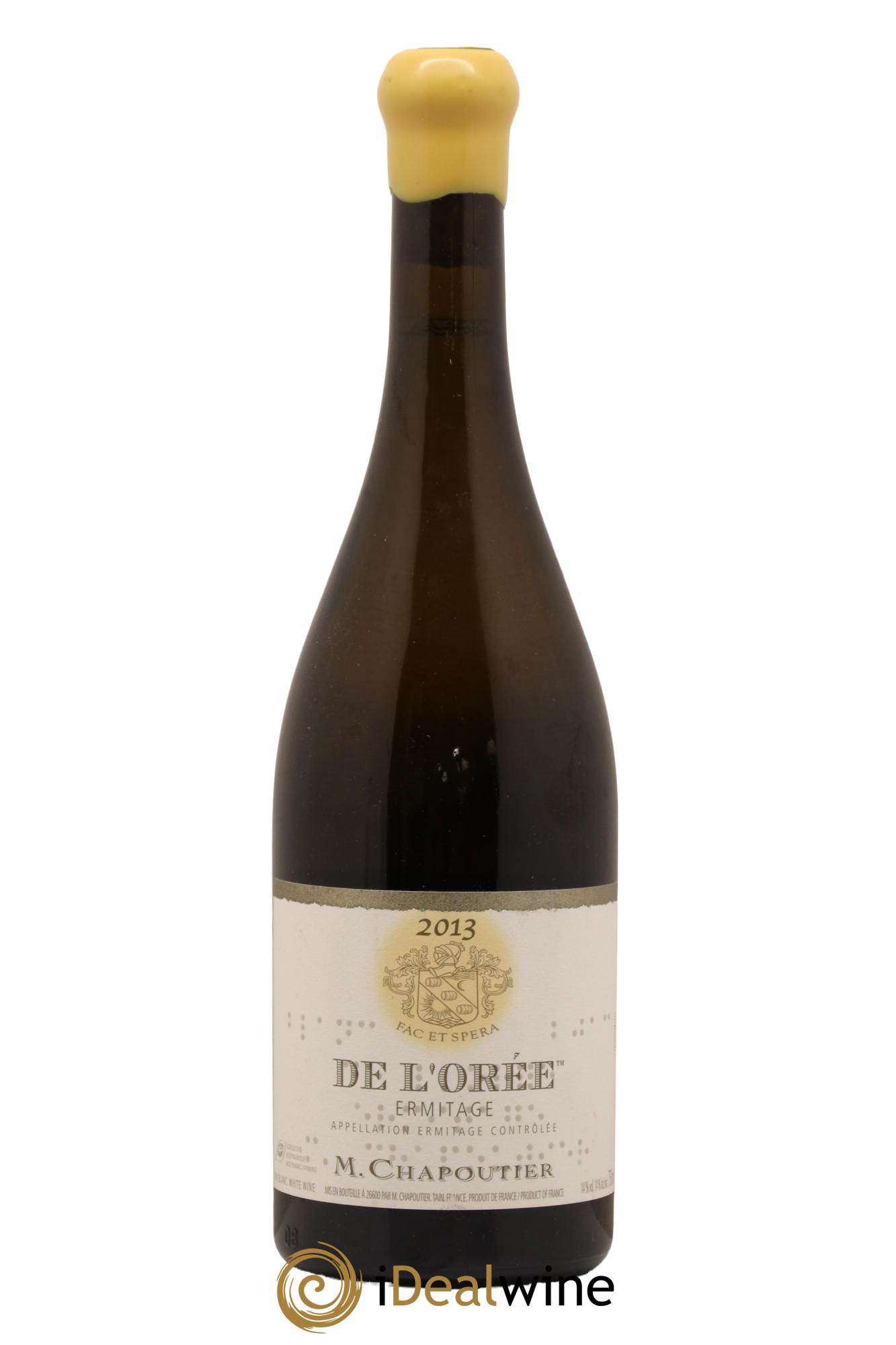 Hermitage Ermitage de l'Orée Chapoutier 2013 - Lot de 1 bouteille - 0