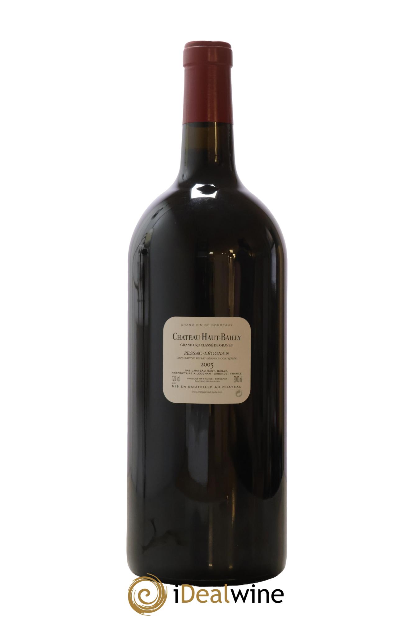 Château Haut-Bailly Cru Classé de Graves  2005 - Posten von 1 Doppel-Magnum - 2