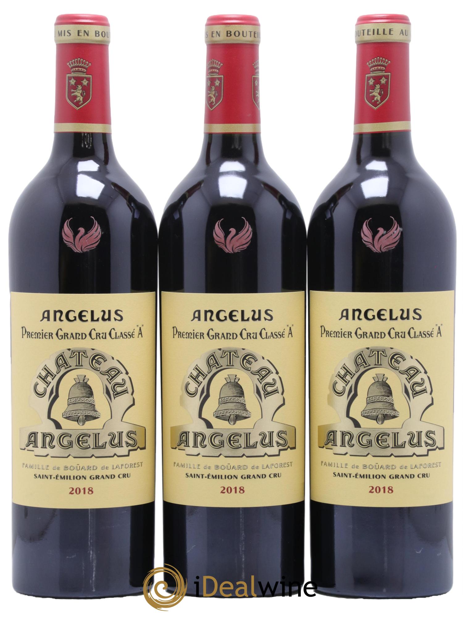 Château Angélus 1er Grand Cru Classé A 2018 - Lot de 6 bouteilles - 1