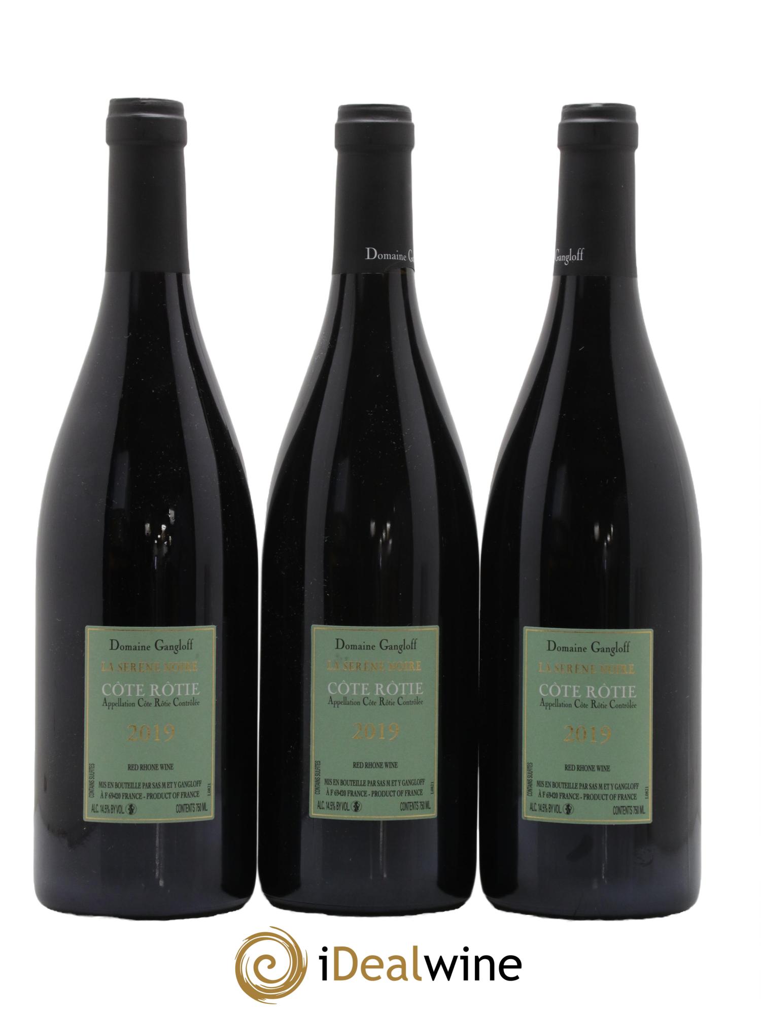 Côte-Rôtie La Sereine Noire Gangloff (Domaine) 2019 - Lot de 3 bouteilles - 1