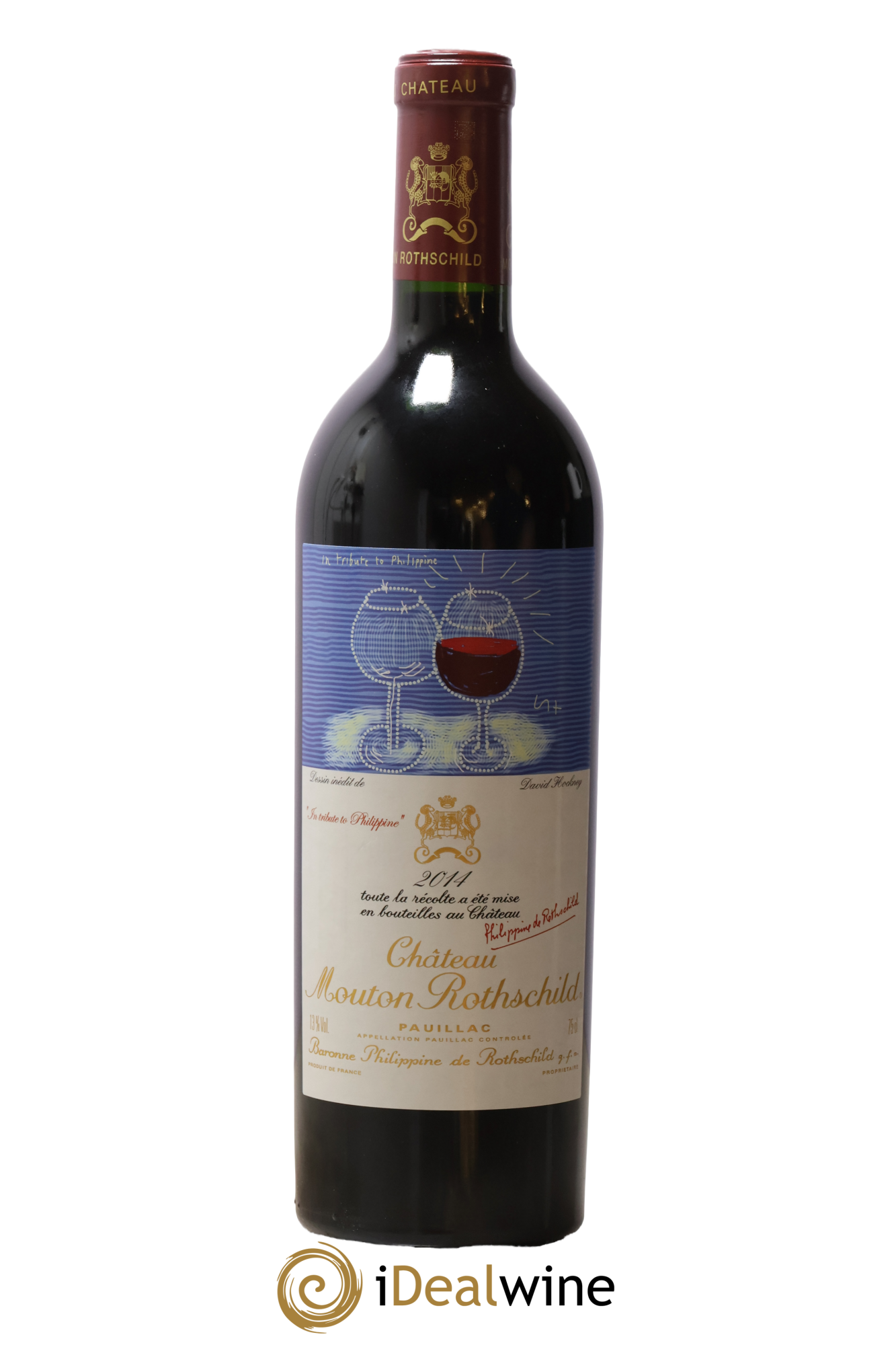 Château Mouton Rothschild 1er Grand Cru Classé 2014 - Lot de 1 bouteille - 0