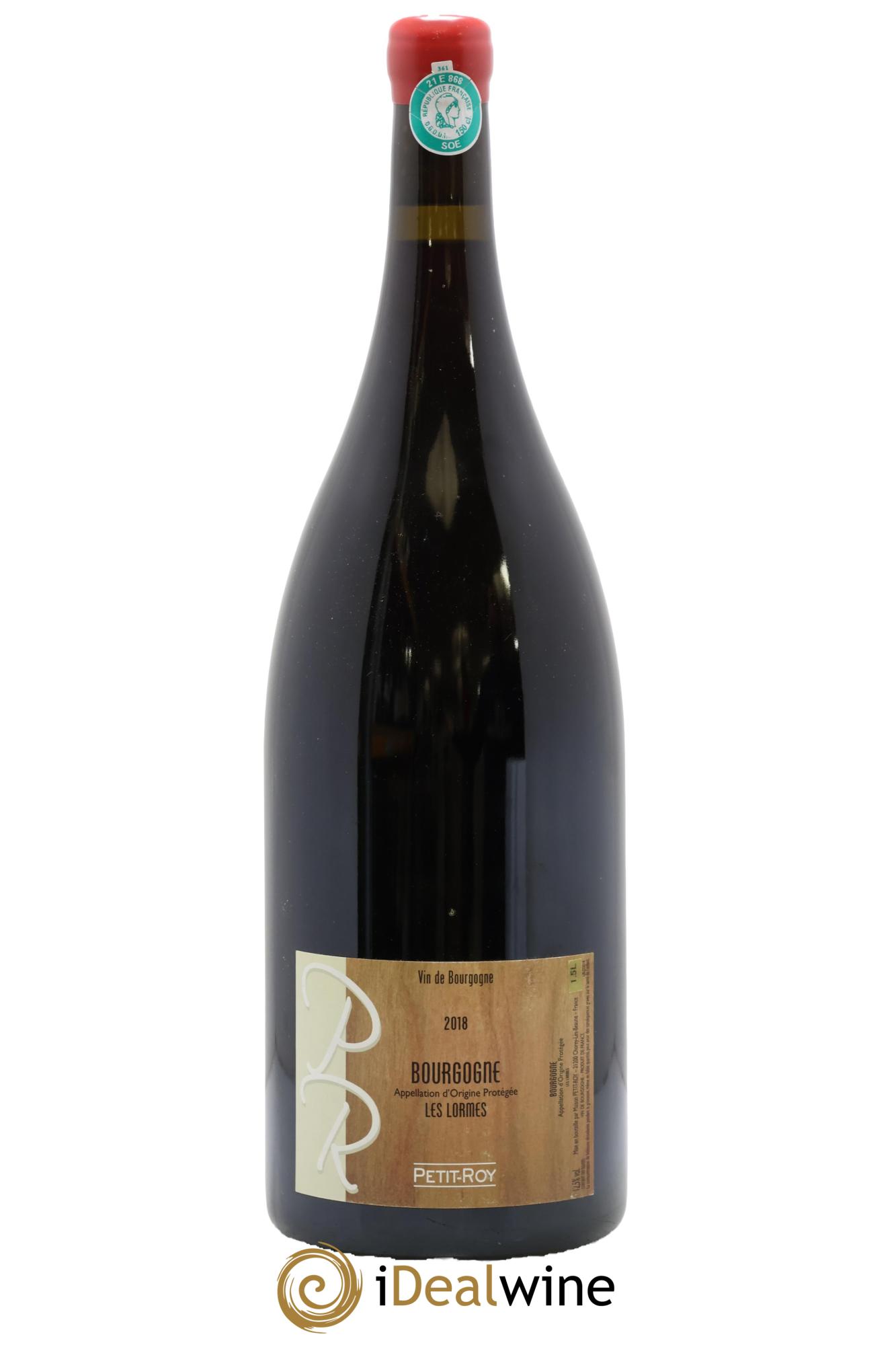 Bourgogne Les Lormes Domaine Petit Roy (Seiichi Wang) 2018 - Lot de 1 magnum - 0