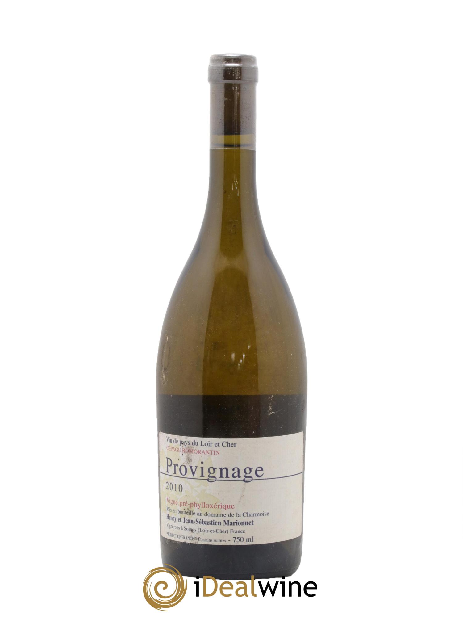 Vin de France Provignage Vignes Préphylloxériques Henry Marionnet 2010 - Lot de 1 bouteille - 0