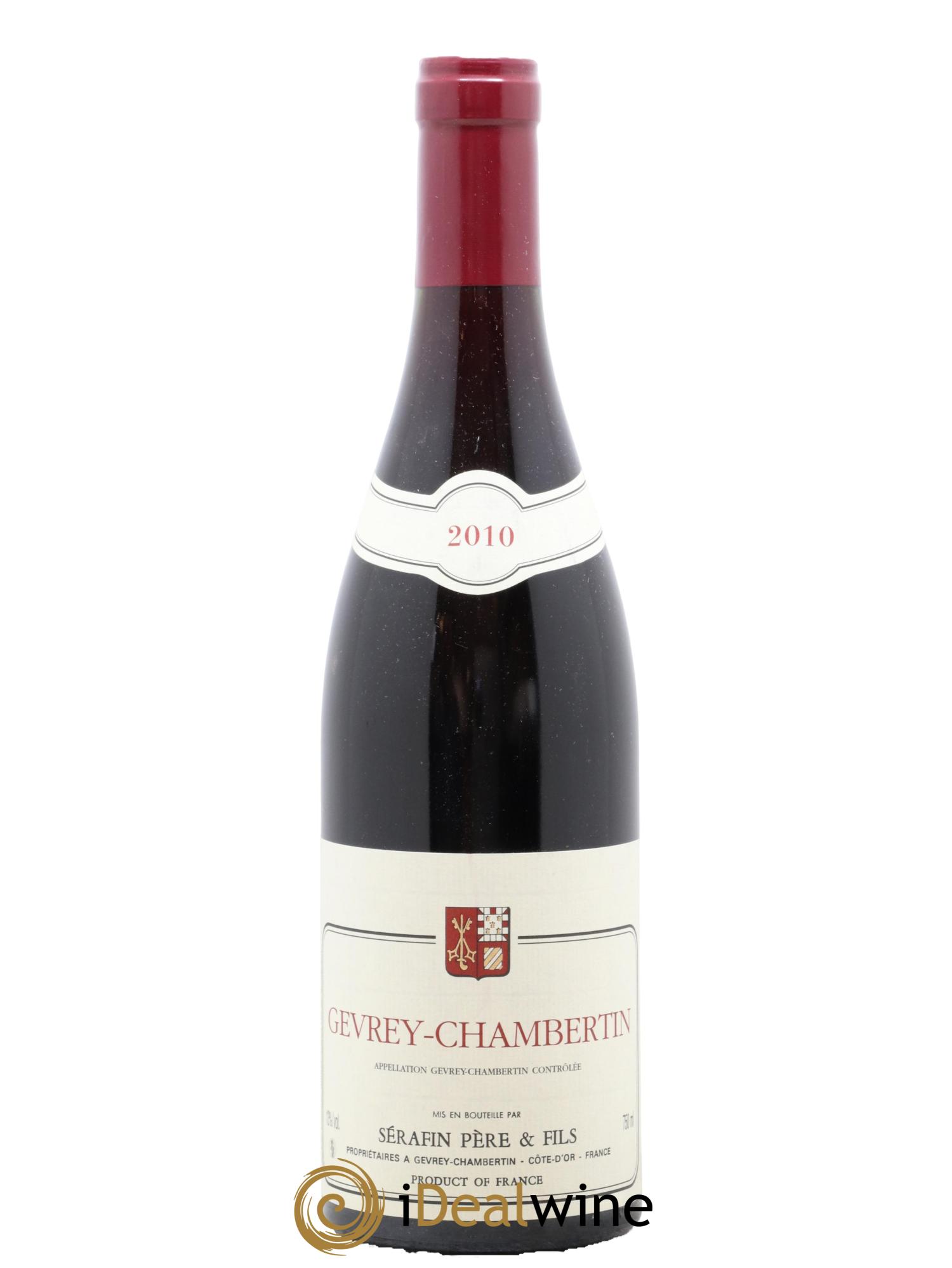 Gevrey-Chambertin Christian Sérafin Père et Fils 2010 - Lot de 1 bouteille - 0