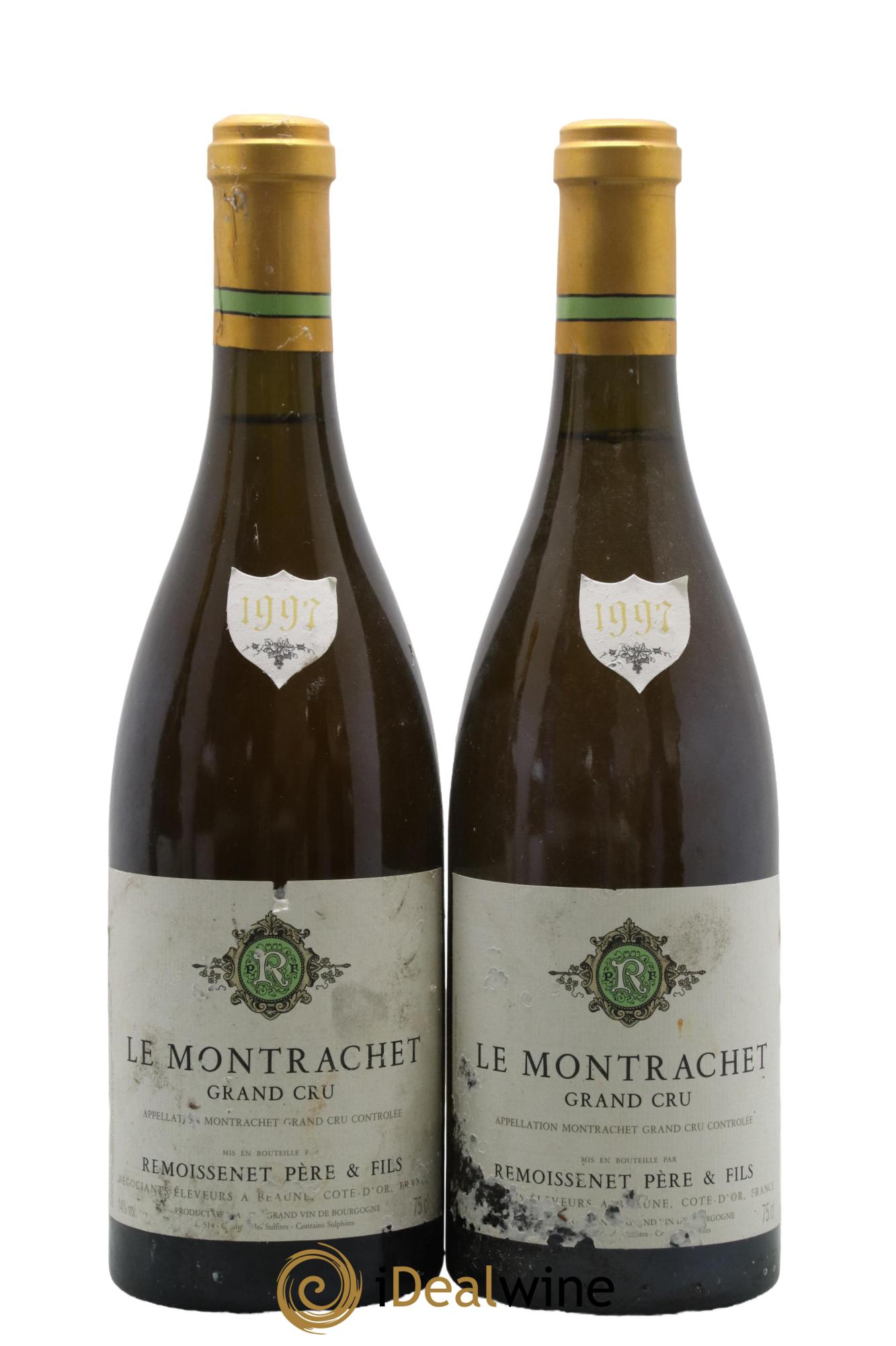 Montrachet Grand Cru Remoissenet Père et Fils 1997 - Lot de 2 bouteilles - 0