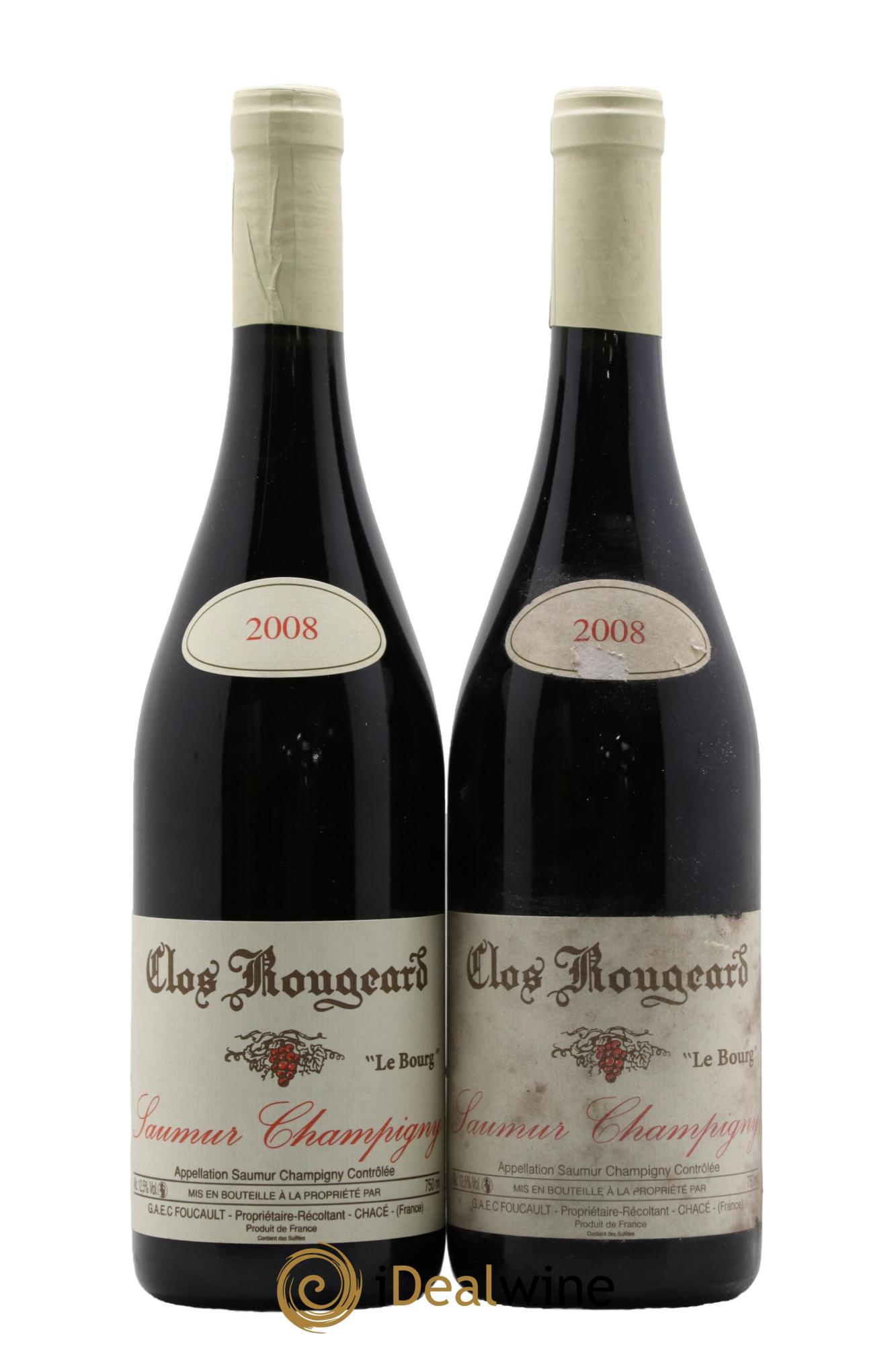 Saumur-Champigny Le Bourg Clos Rougeard 2008 - Lot de 2 bouteilles - 0
