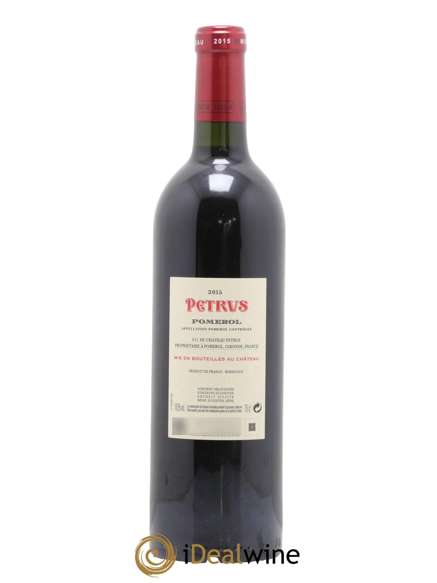 Petrus 2015 - Lot of 1 bottle - 2