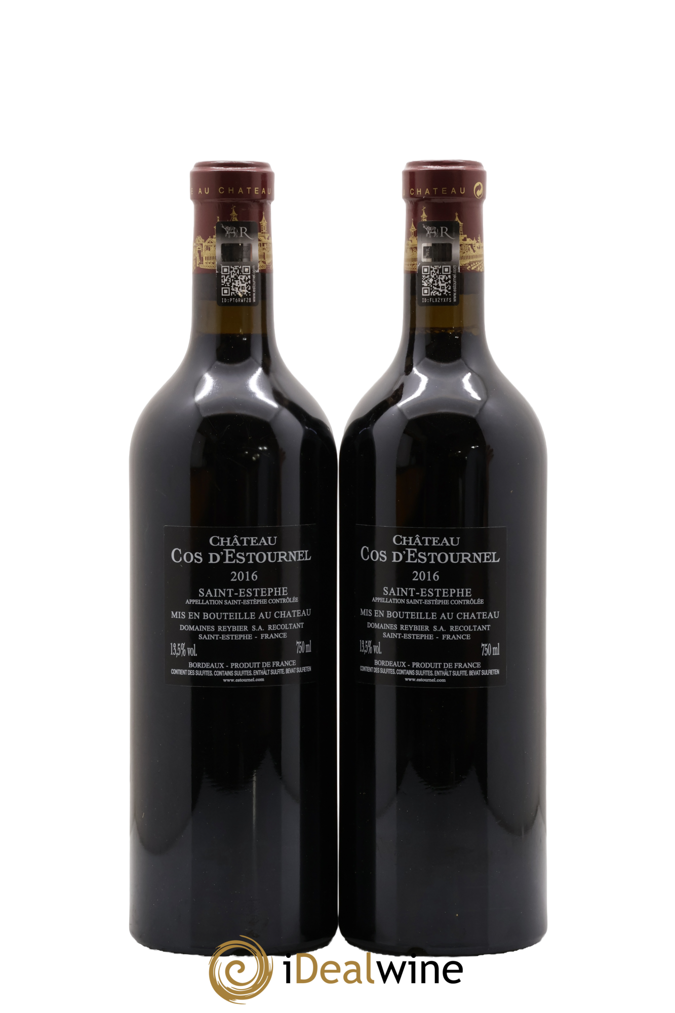Cos d'Estournel 2ème Grand Cru Classé 2016 - Lotto di 2 bottiglie - 1