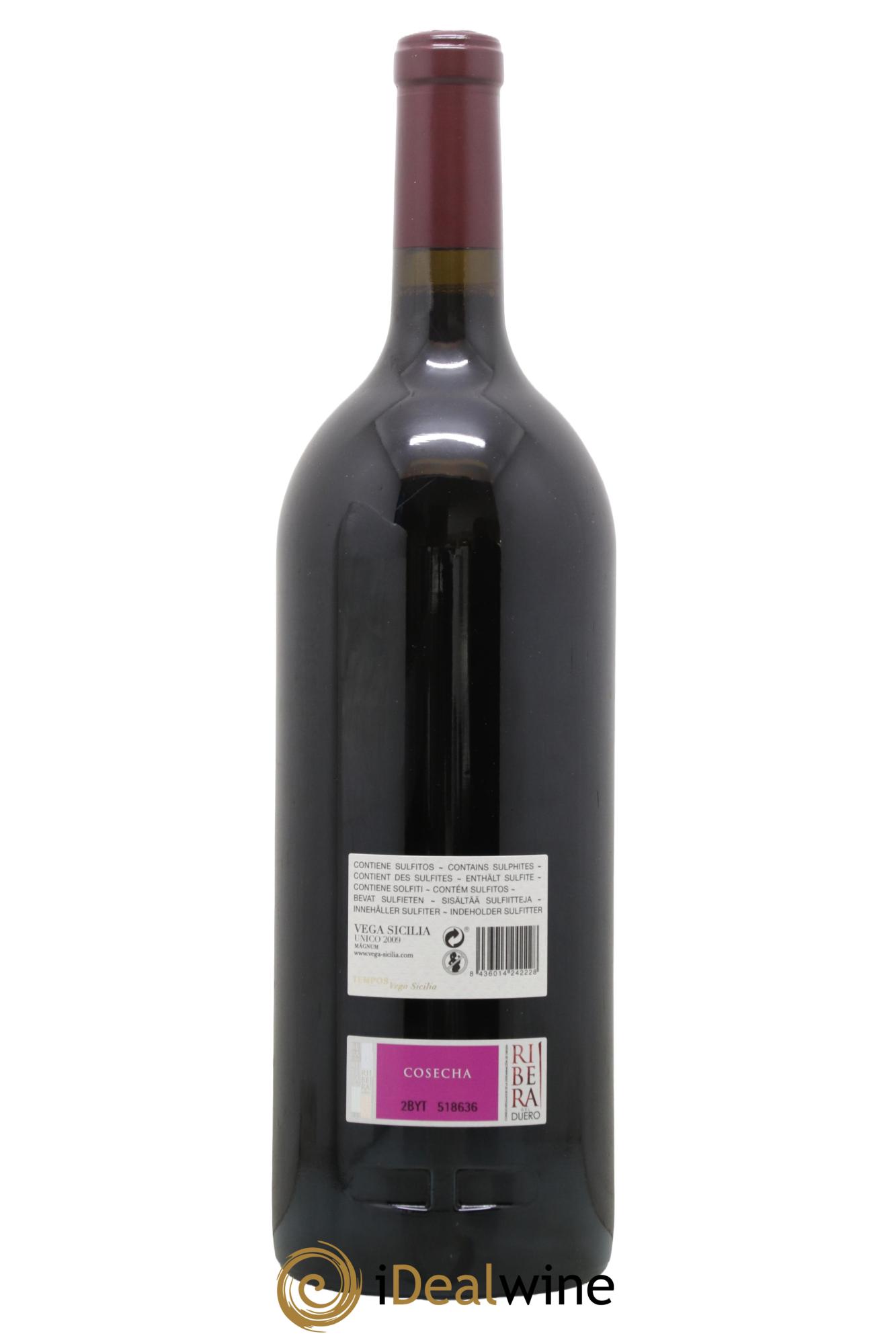 Ribera Del Duero DO Vega Sicilia Unico Famille Alvarez 2009 - Lot de 1 magnum - 1
