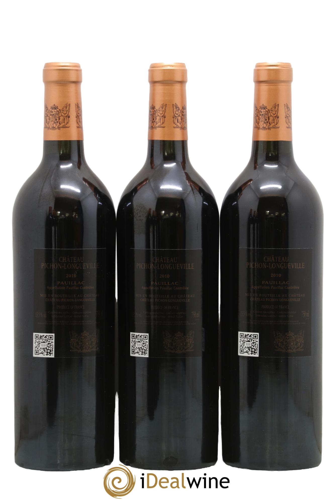 Pichon Longueville Baron 2ème Grand Cru Classé 2010 - Lot de 6 bouteilles - 2
