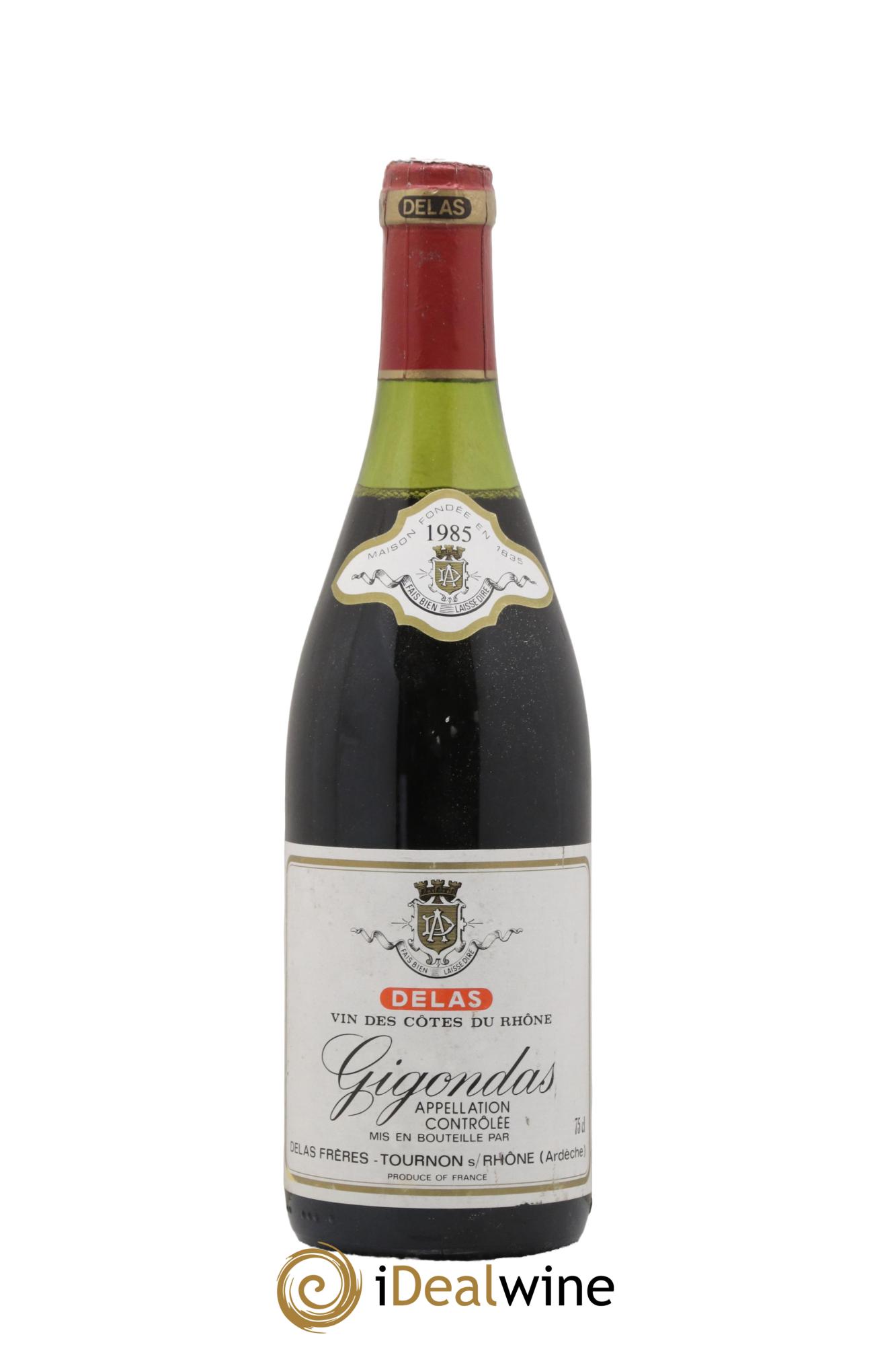 Gigondas Delas 1985 - Lot de 1 bouteille - 0