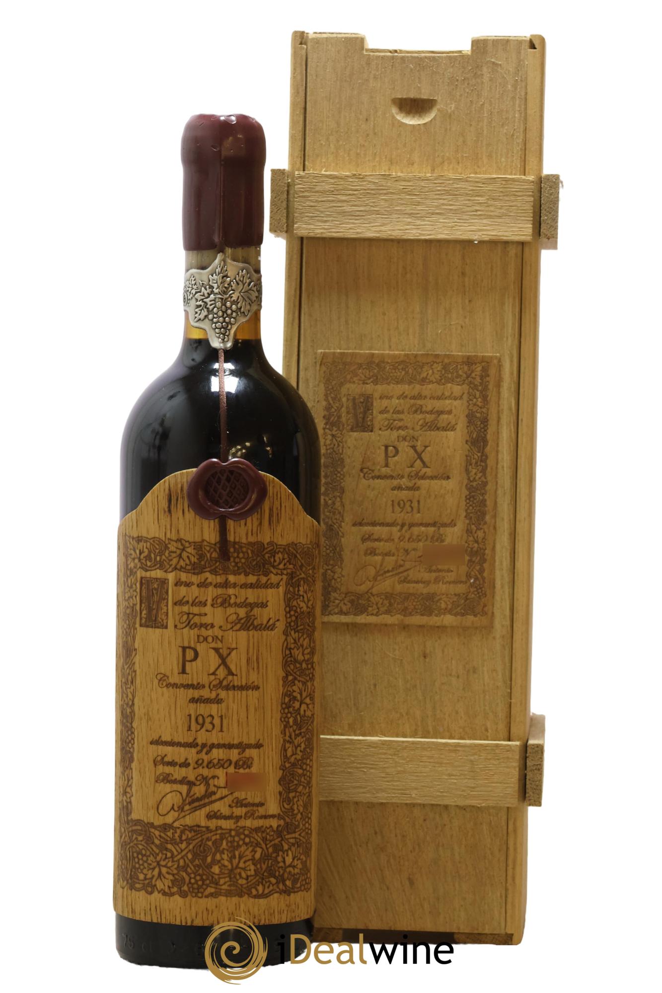 Montilla Moriles Don PX Convento Seleccion Toro Albala 1931 - Lot de 1 bouteille - 0