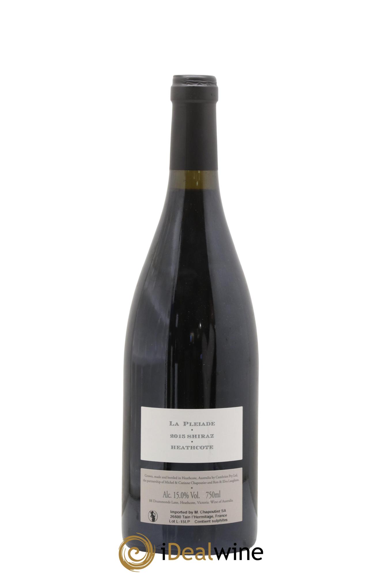 Australie Cambrien La Pleiade Chapoutier 2015 - Lot of 1 bottle - 1