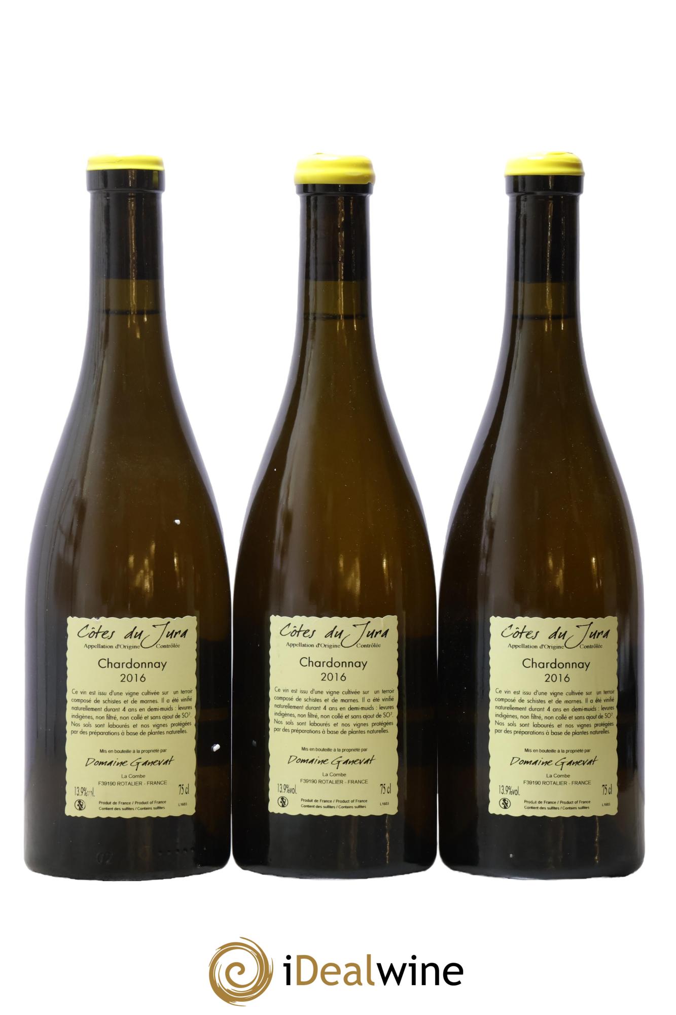 Côtes du Jura Grusse en Billat Jean-François Ganevat (Domaine) 2016 - Lot de 3 bouteilles - 1
