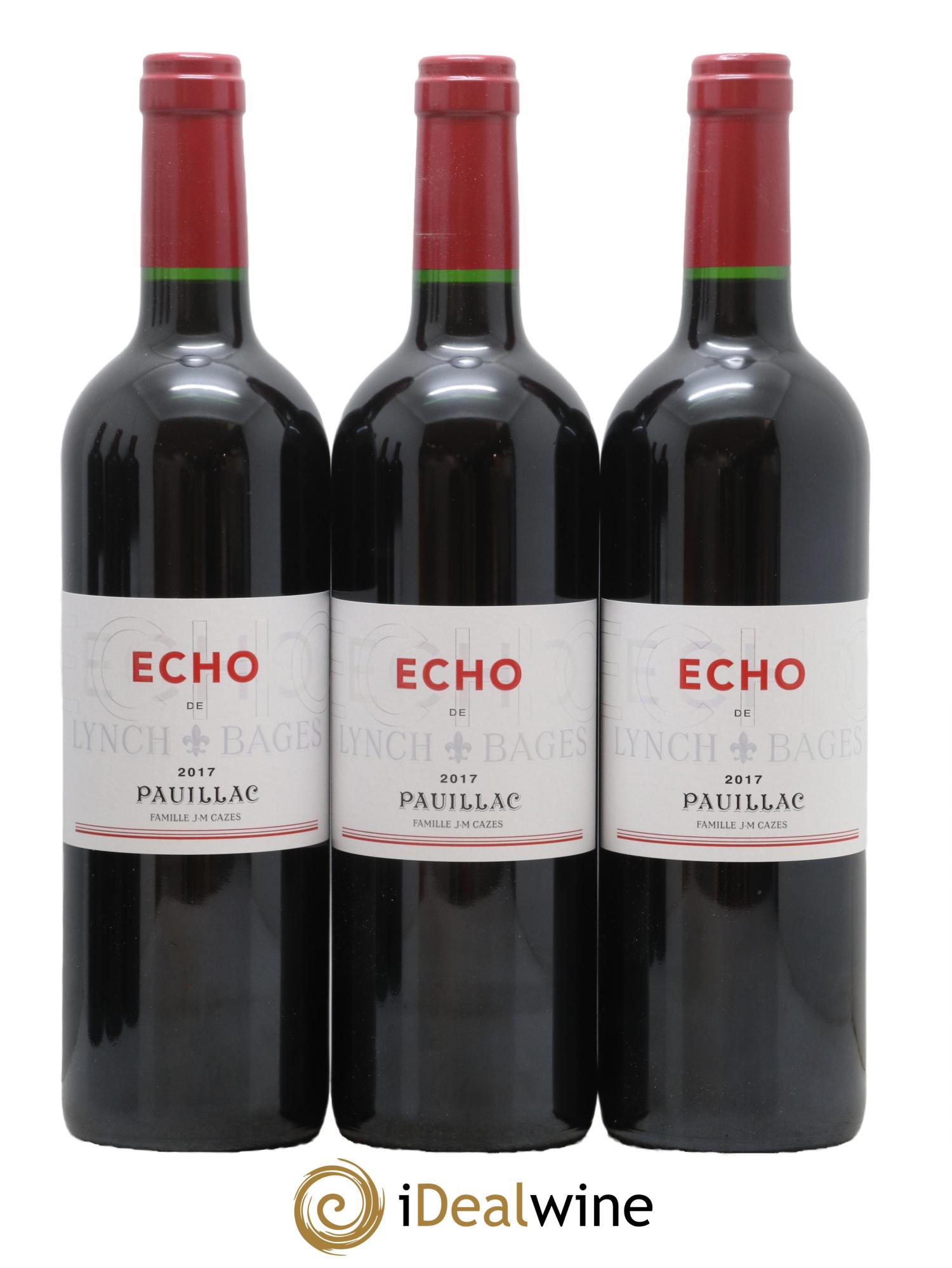Echo de Lynch Bages Second Vin  2017 - Lot of 6 bottles - 1