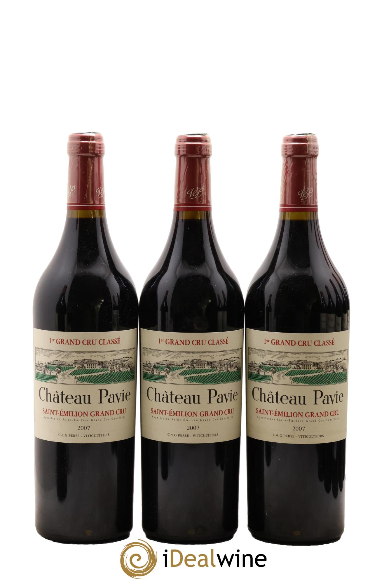 Château Pavie 1er Grand Cru Classé A 2007 - Lot de 12 bouteilles - 3