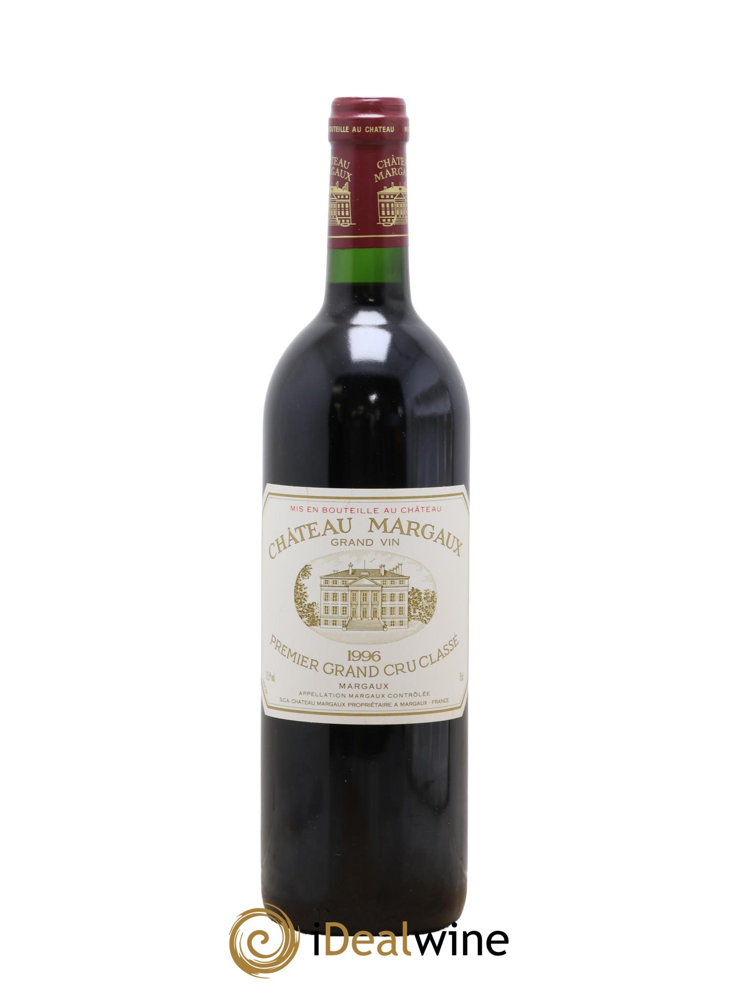 Château Margaux 1er Grand Cru Classé 1996 - Lot de 1 bouteille - 0
