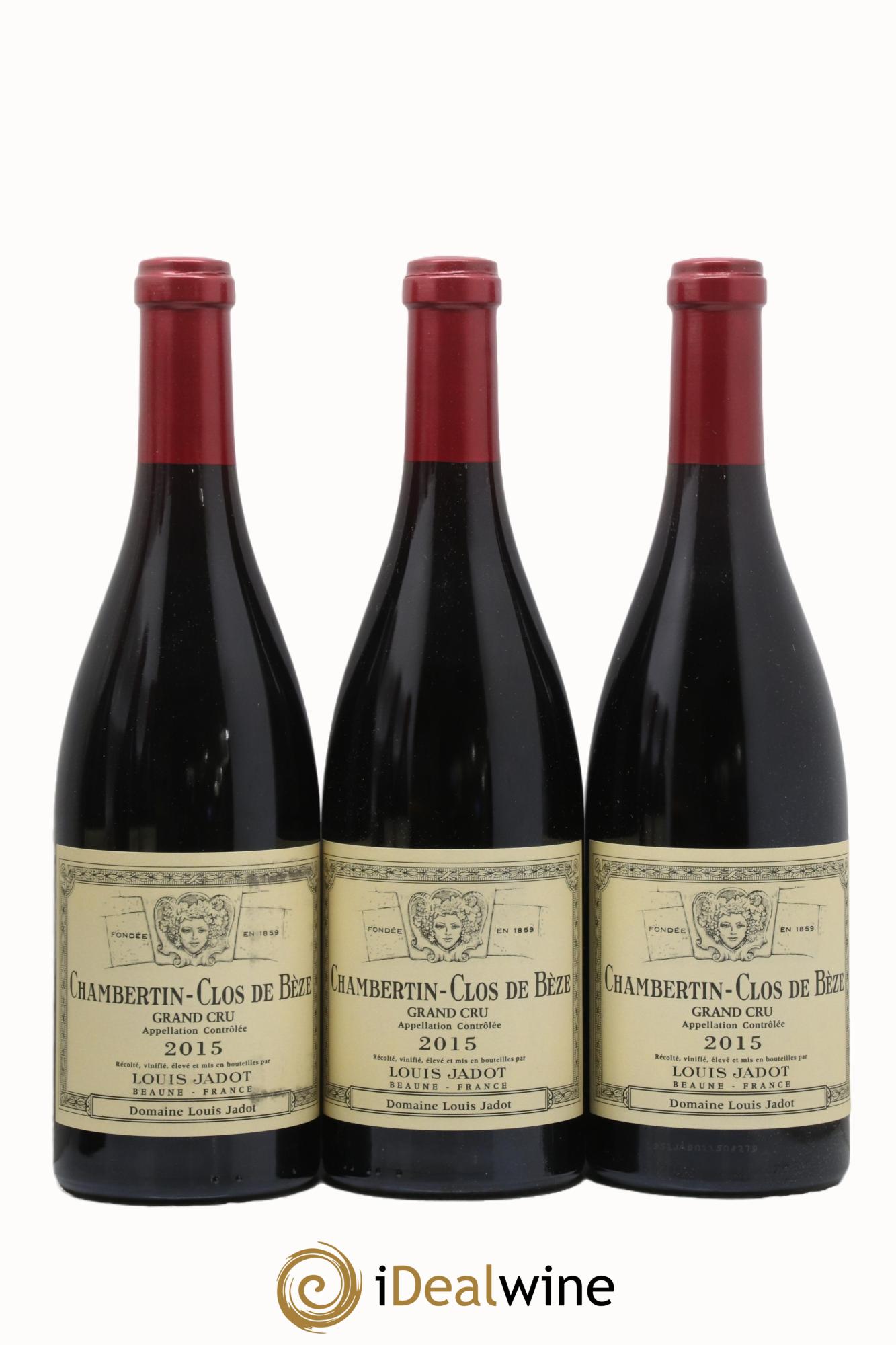 Chambertin Clos de Bèze Grand Cru Domaine Louis Jadot 2015 - Lot de 6 bouteilles - 1
