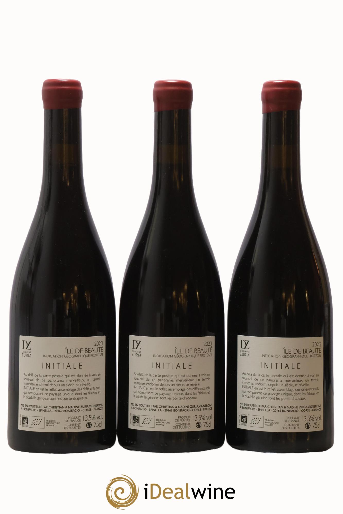 IGP Ile de Beauté Initiale Zuria 2023 - Lot de 3 bouteilles - 1