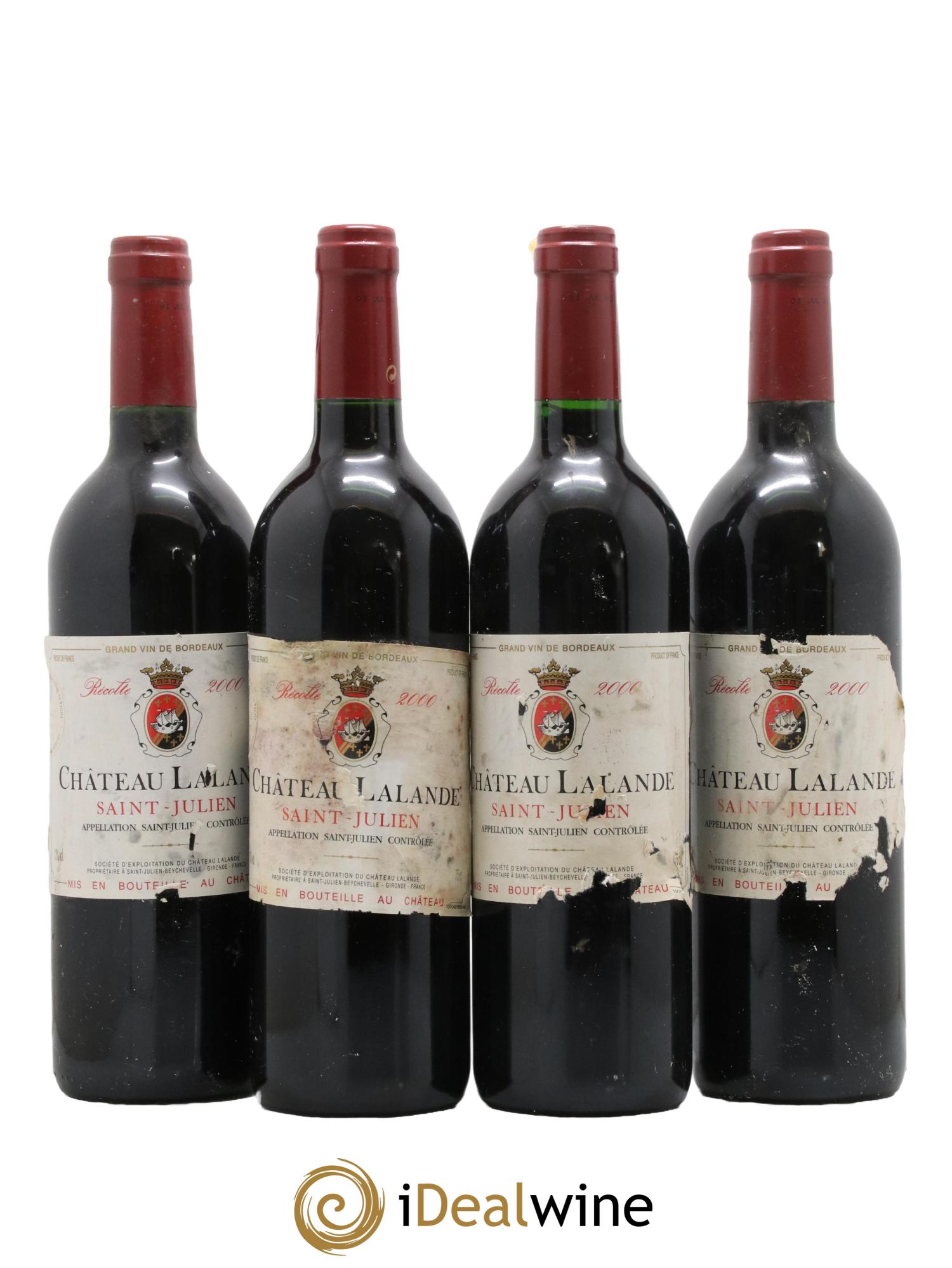 Château Lalande 2000 - Posten von 4 Flaschen - 0