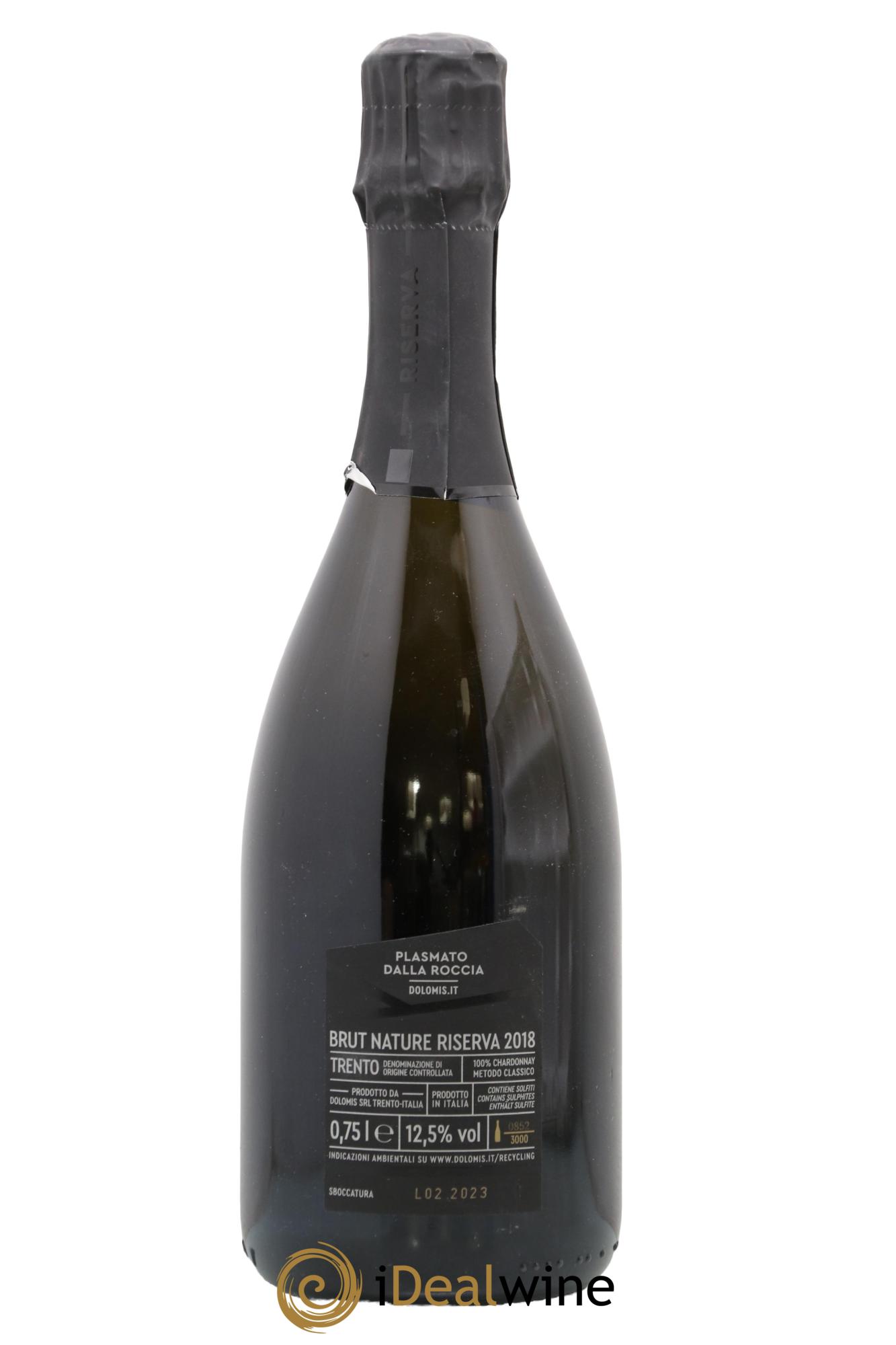Italie Trento Plasmato Dalla Roccia 2018 - Lot de 1 bouteille - 1