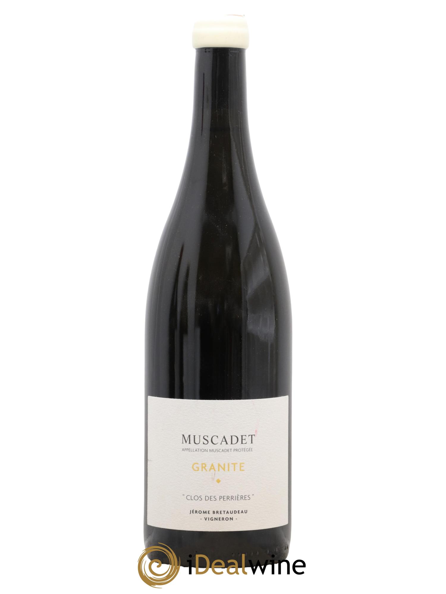 Muscadet-Sèvre-et-Maine Granite Clos des Perrières Jérôme Bretaudeau - Domaine de Bellevue 2019 - Lot de 1 bouteille - 0