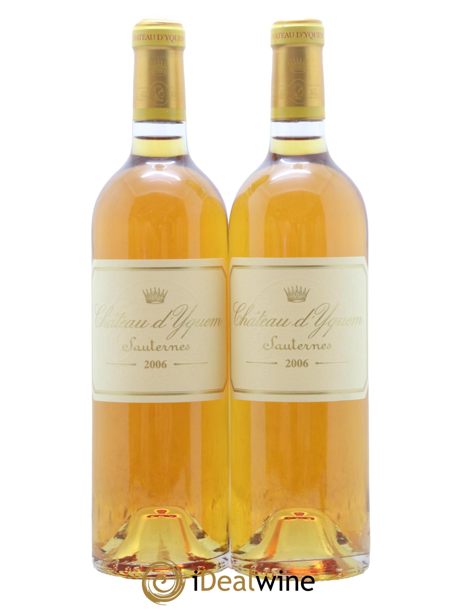 Château d' Yquem 1er Cru Classé Supérieur 2006 - Lot de 2 bouteilles - 0