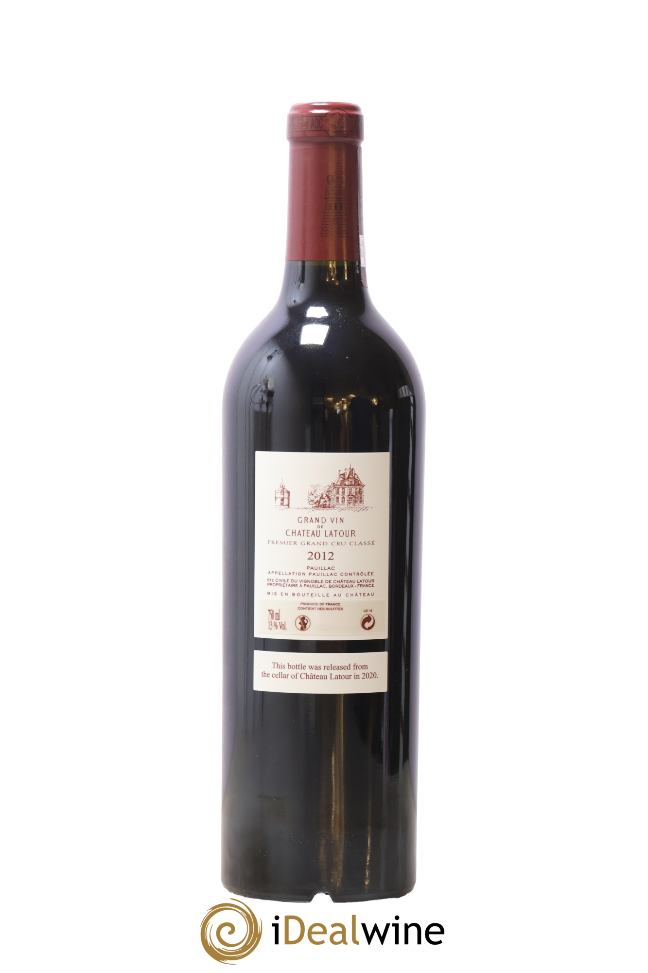 Château Latour 1er Grand Cru Classé 2012 - Posten von 1 Flasche - 2