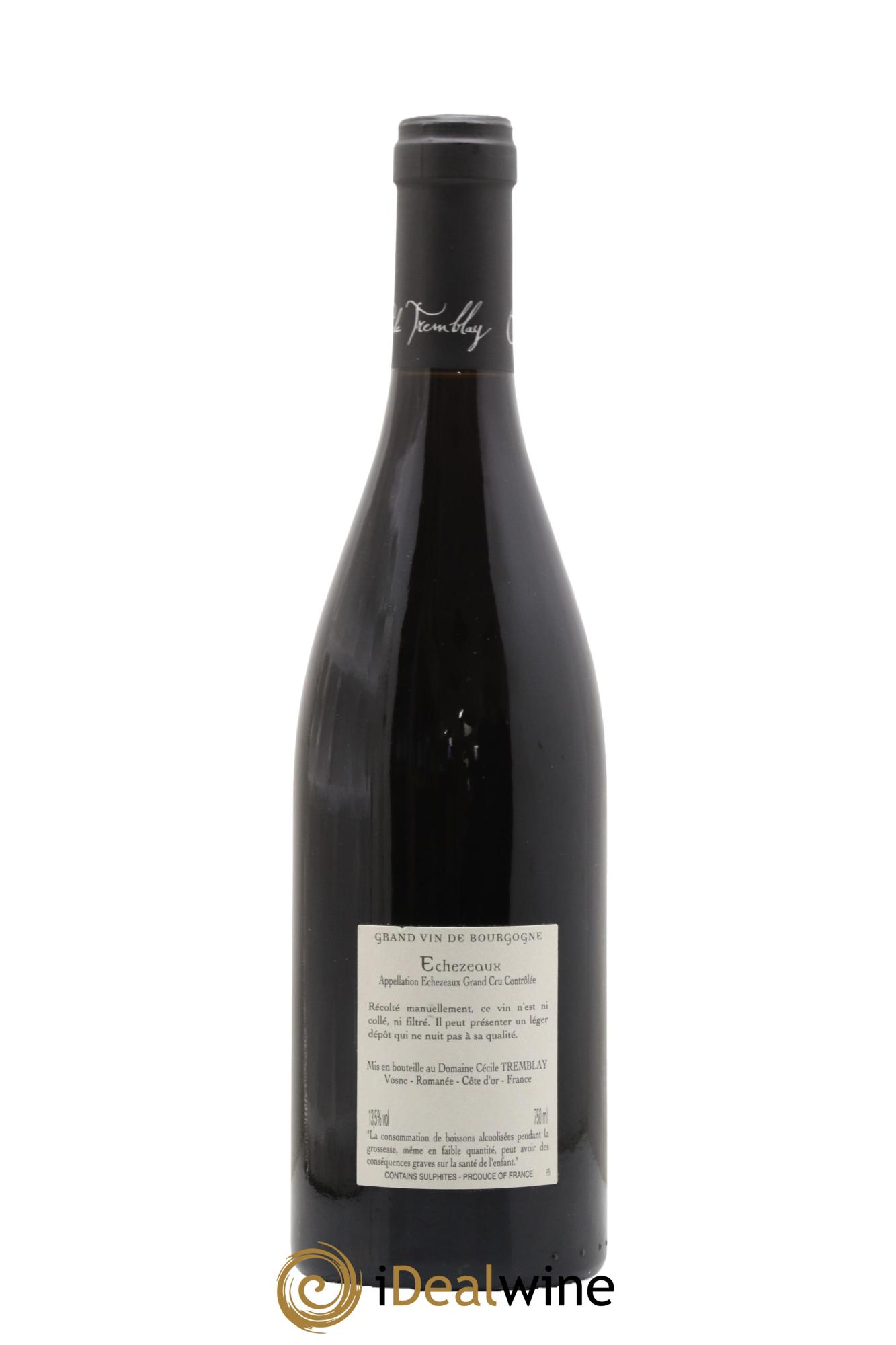 Echezeaux Grand Cru du dessus Cécile Tremblay 2022 - Lot de 1 bouteille - 1