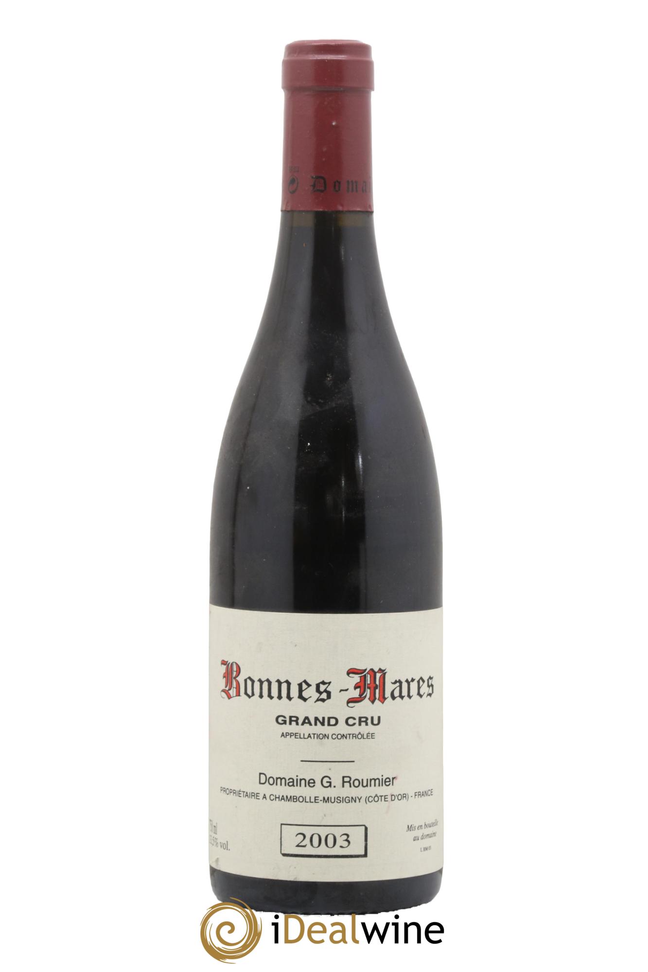 Bonnes-Mares Grand Cru Georges Roumier (Domaine) 2003 - Lot of 1 bottle - 0