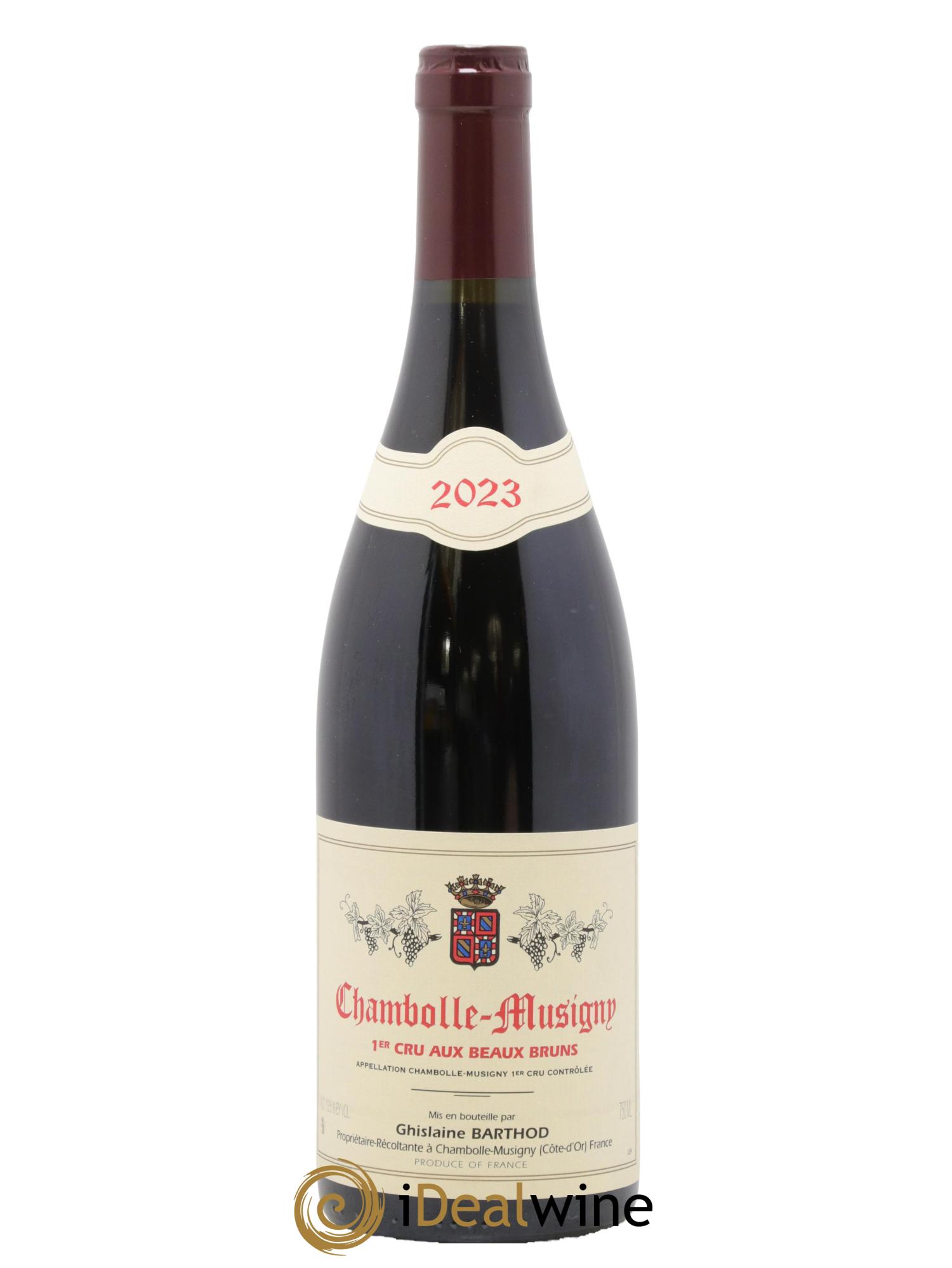 Chambolle-Musigny 1er Cru Aux Beaux Bruns Ghislaine Barthod 2023 - Lot de 1 bouteille - 0