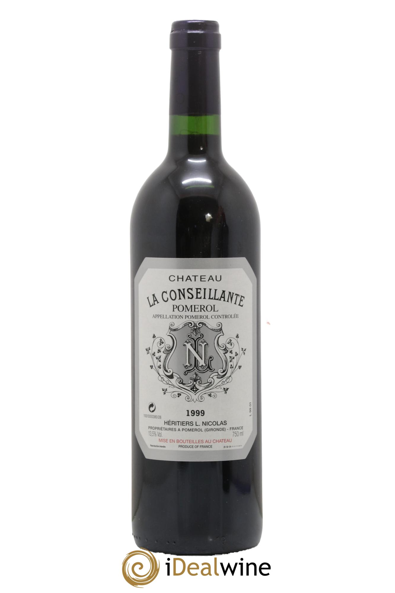 Château la Conseillante 1999 - Lot de 1 bouteille - 0