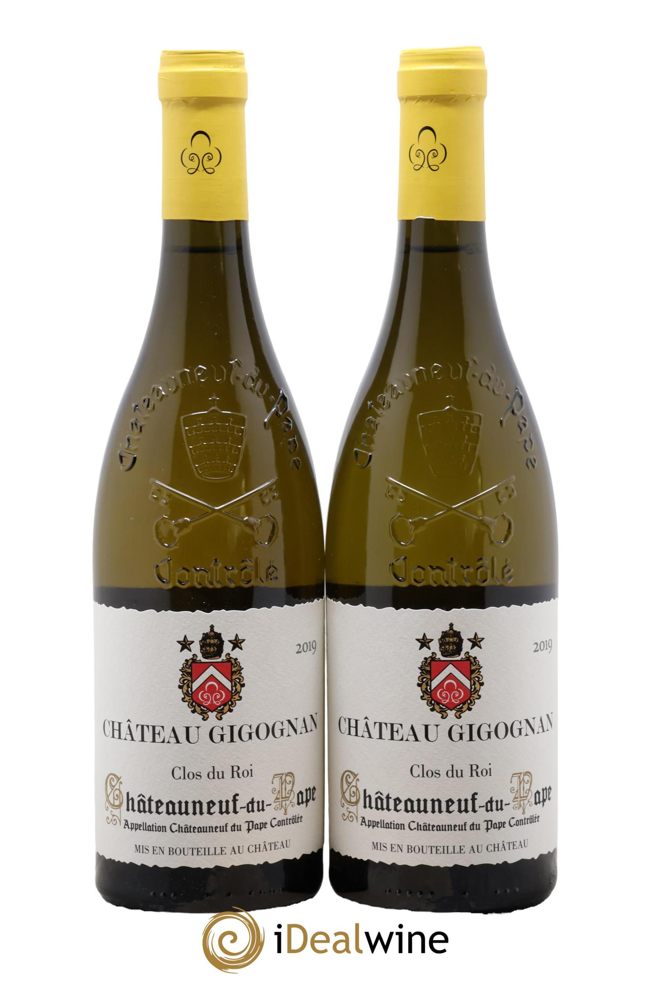 Châteauneuf-du-Pape Clos du Roi Château Gigognan 2019 - Posten von 2 Flaschen - 0