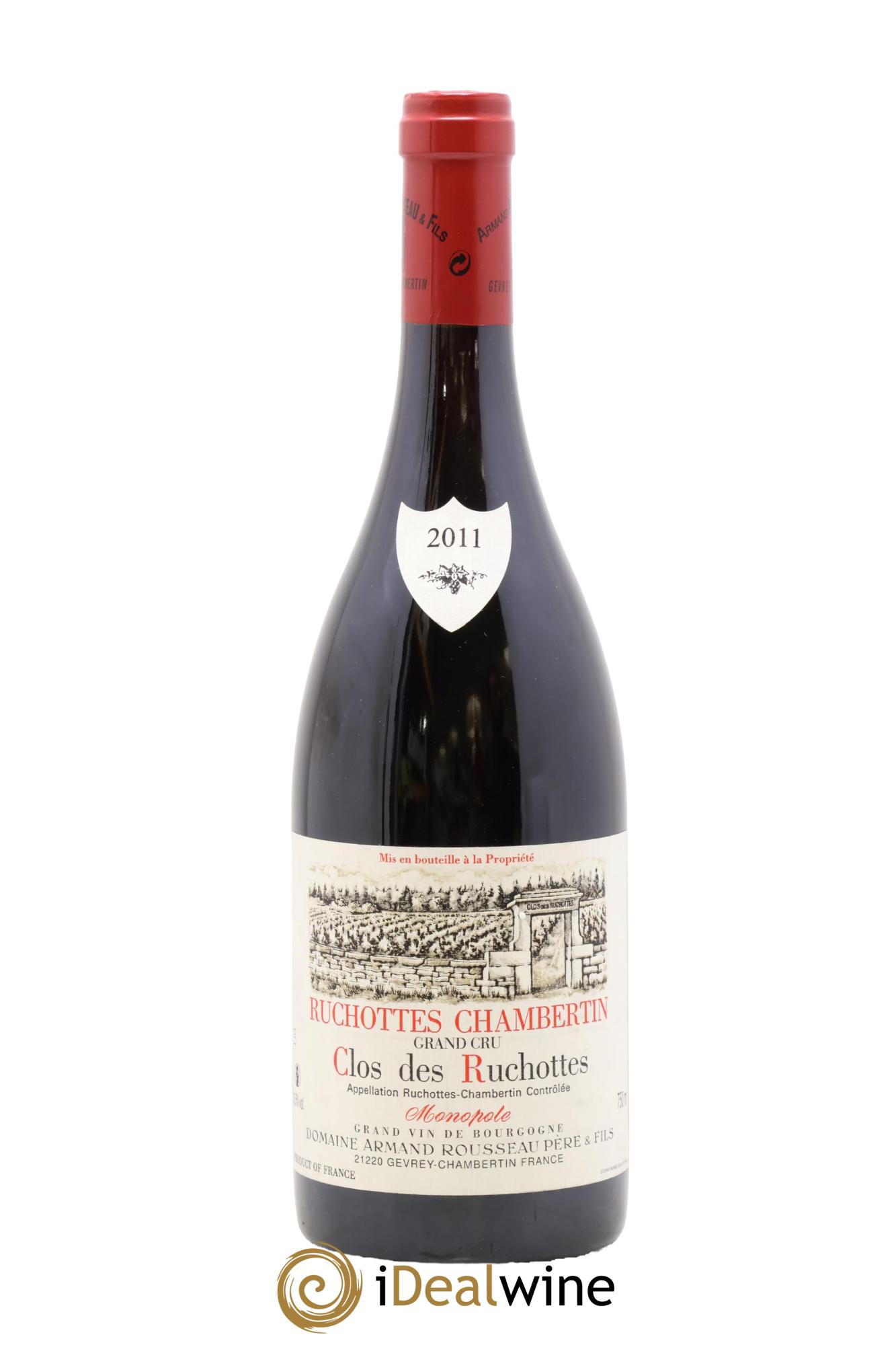 Ruchottes-Chambertin Grand Cru Clos des Ruchottes Armand Rousseau (Domaine) 2011 - Lote de 1 botella - 0