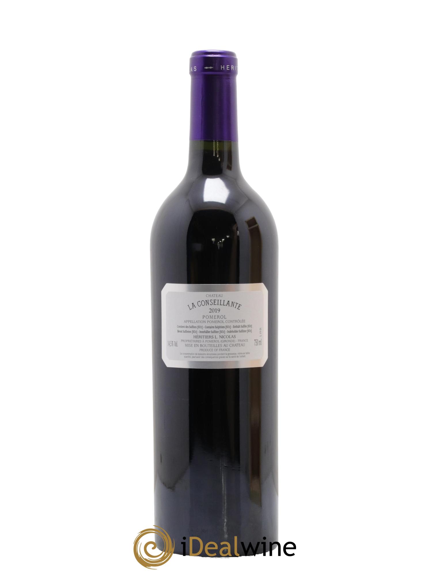 Château la Conseillante 2019 - Posten von 1 Flasche - 2