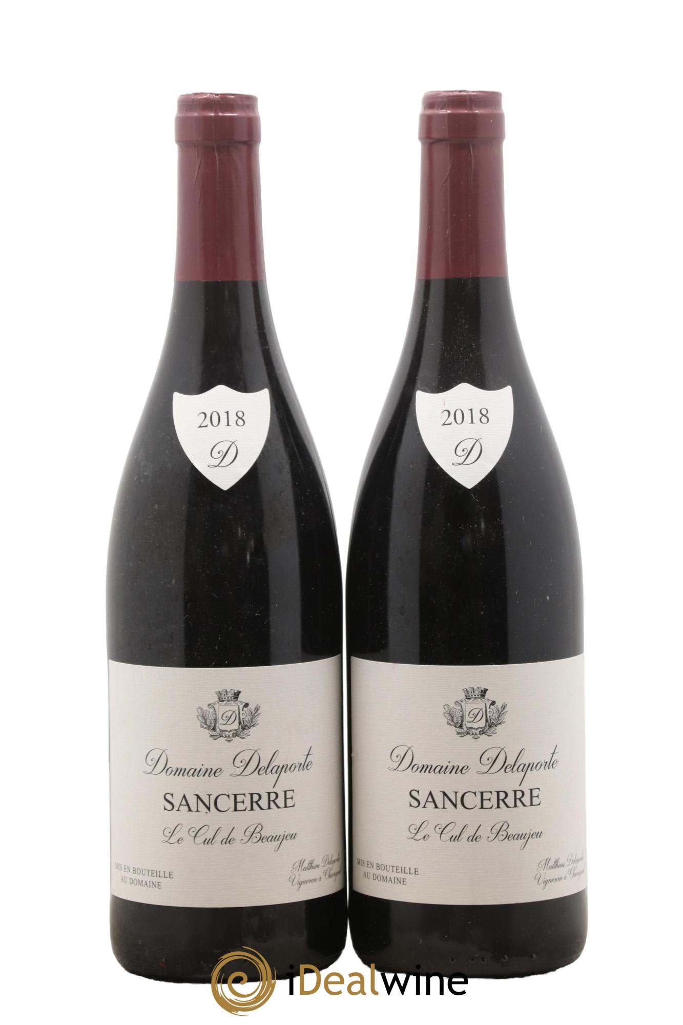 Sancerre Le Cul de Beaujeu Delaporte 2018 - Lot de 2 bouteilles - 0