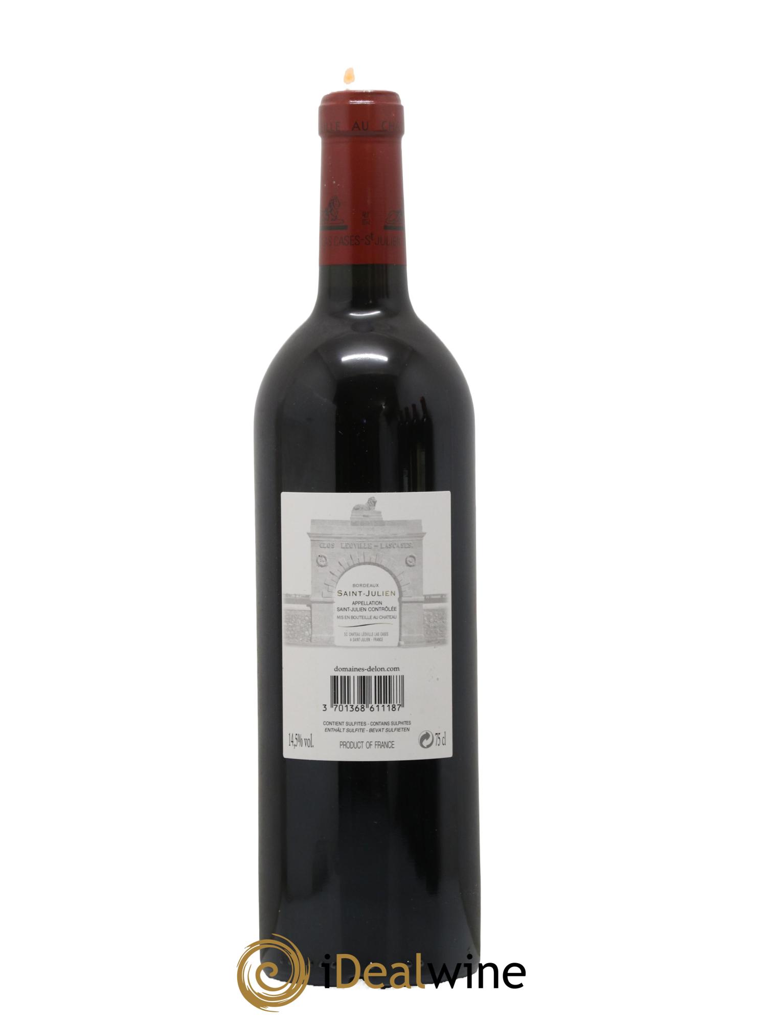 Château Léoville Las Cases 2ème Grand Cru Classé 2018 - Lot de 1 bouteille - 1