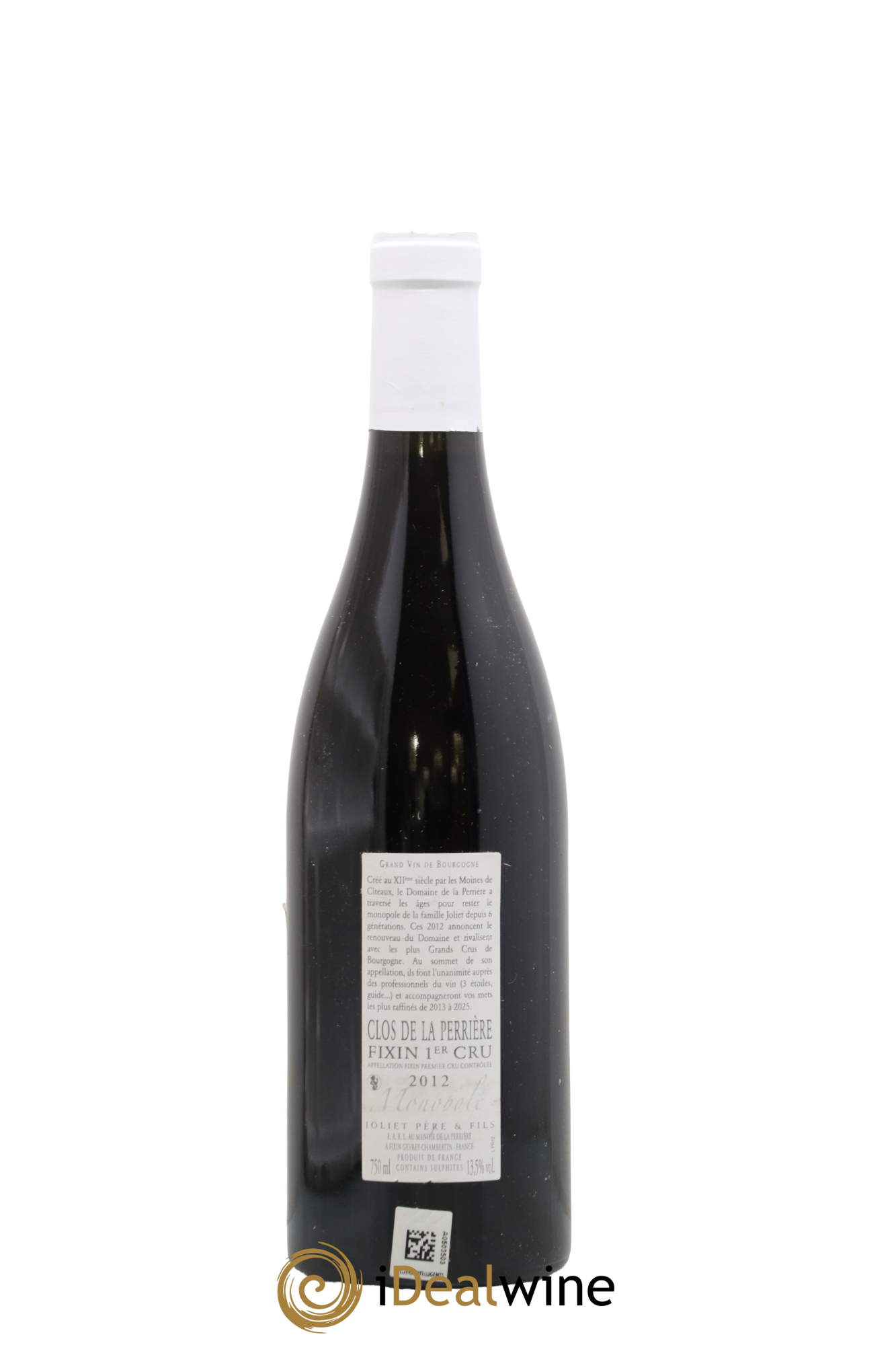 Fixin 1er Cru Clos de la Perrière Joliet Père & Fils (Domaine) 2012 - Lot de 1 bouteille - 1