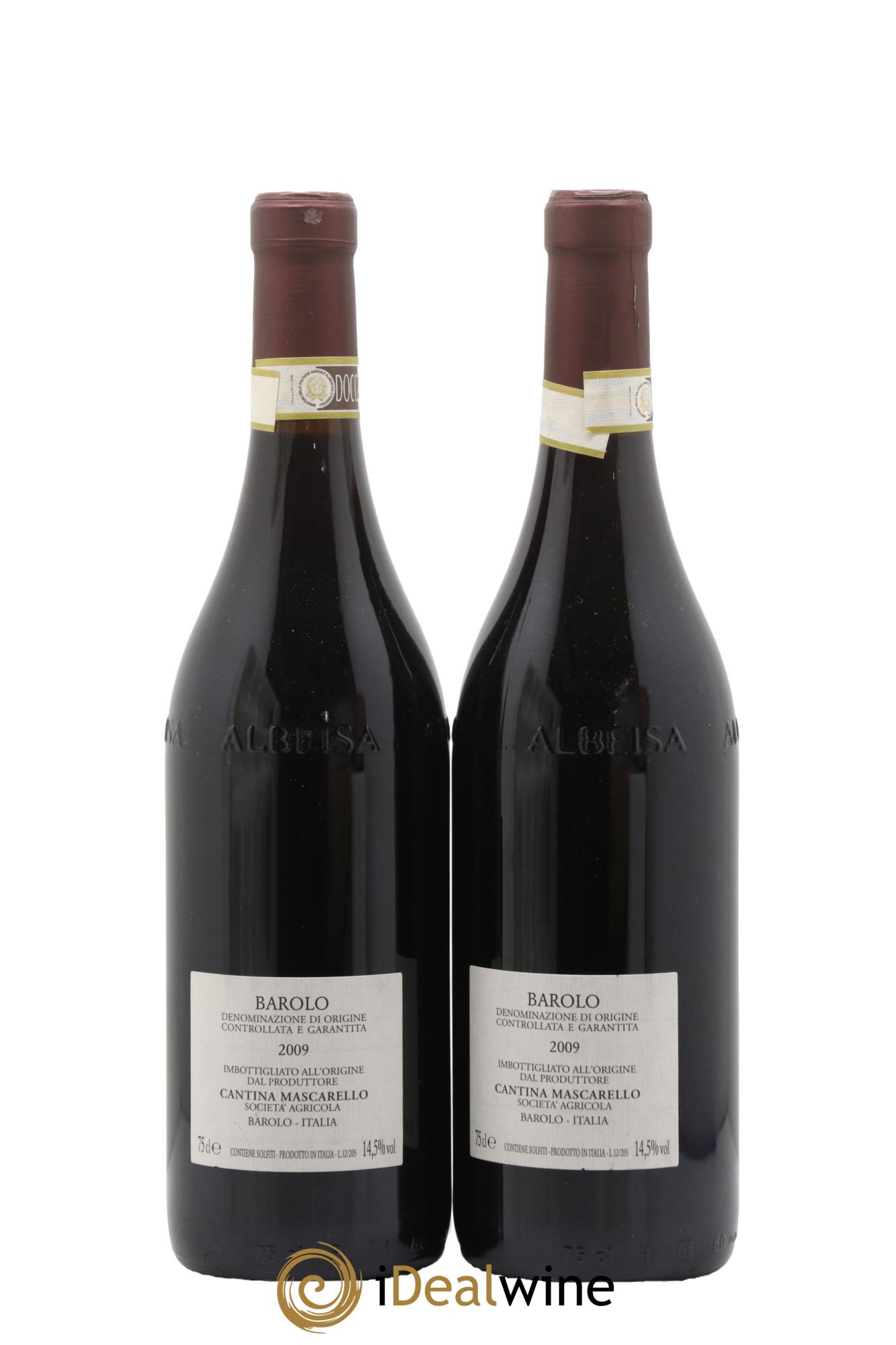 Barolo DOCG Bartolo Mascarello 2009 - Lot de 2 bouteilles - 1