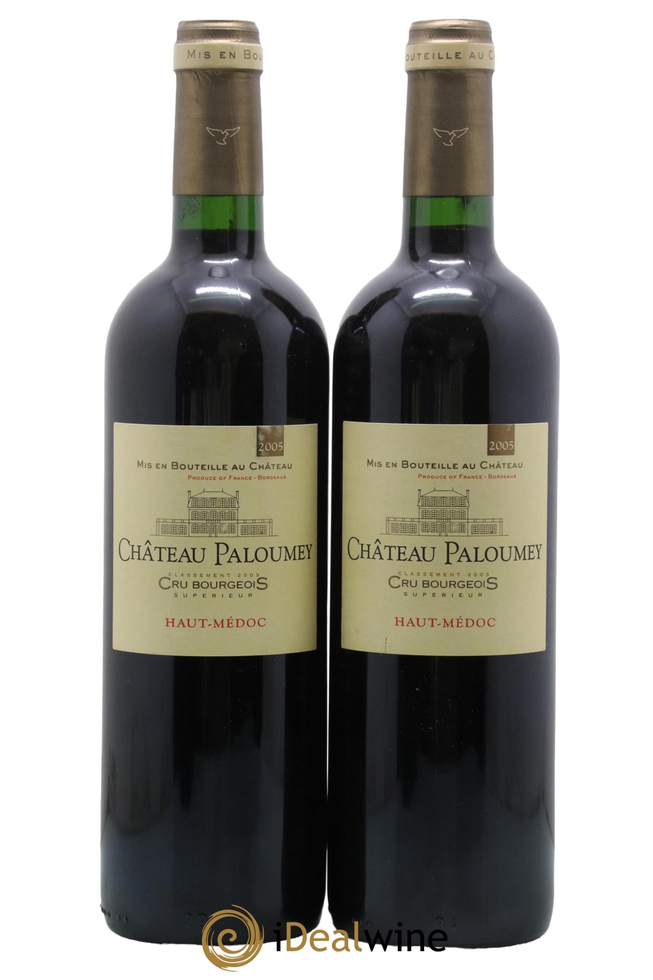 Haut Médoc Cru Bourgeois Château Paloumey 2005 - Posten von 2 Flaschen - 0