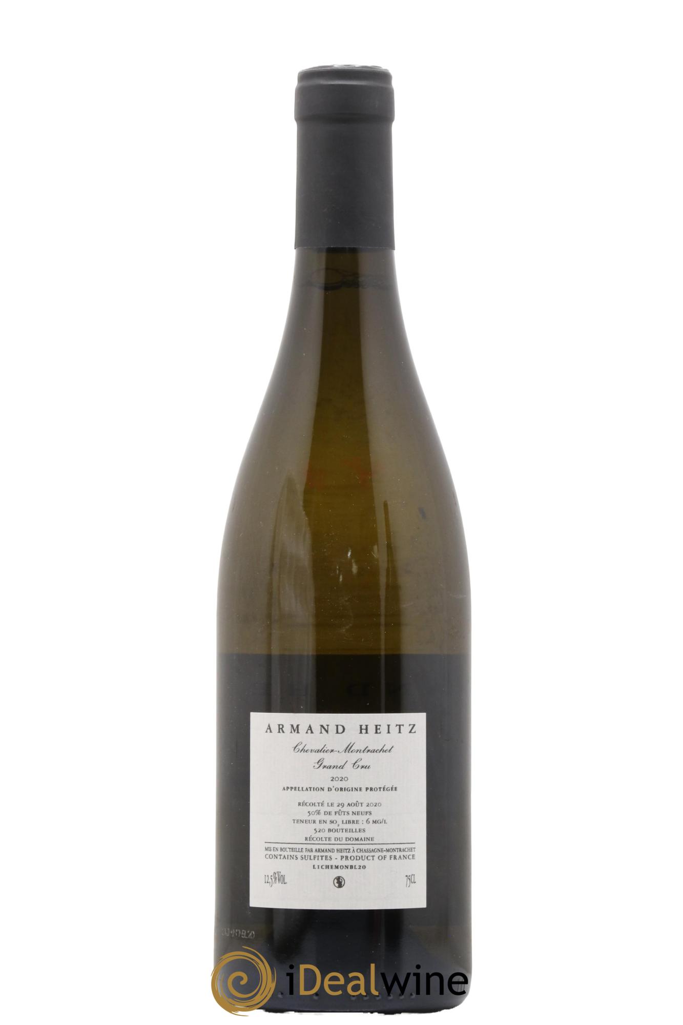Chevalier-Montrachet Grand Cru Armand Heitz (anciennement Heitz-Lochardet)  2020 - Lotto di 1 bottiglia - 1