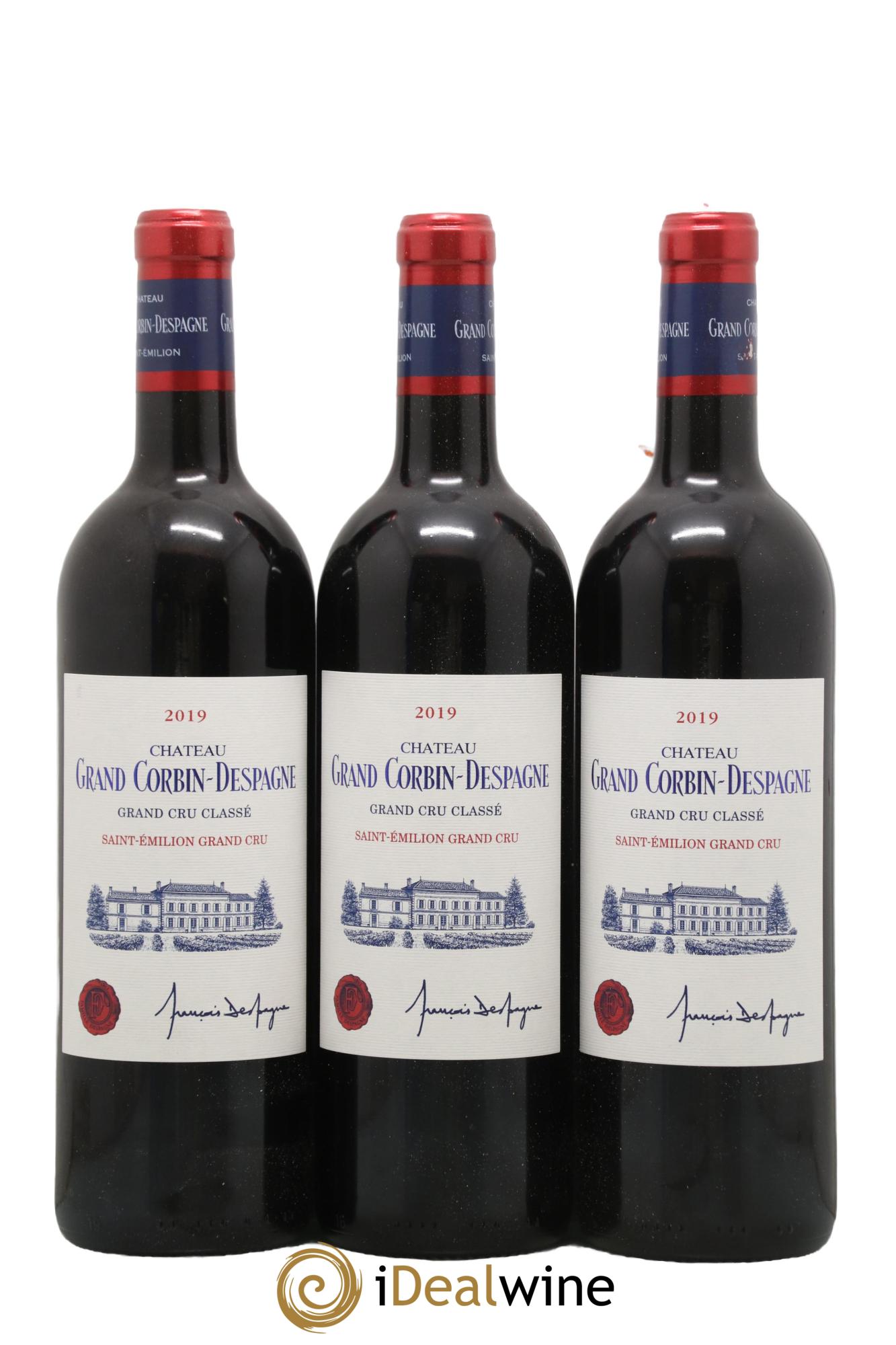 Château Grand Corbin Despagne Grand Cru Classé 2019 - Lot of 6 bottles - 2
