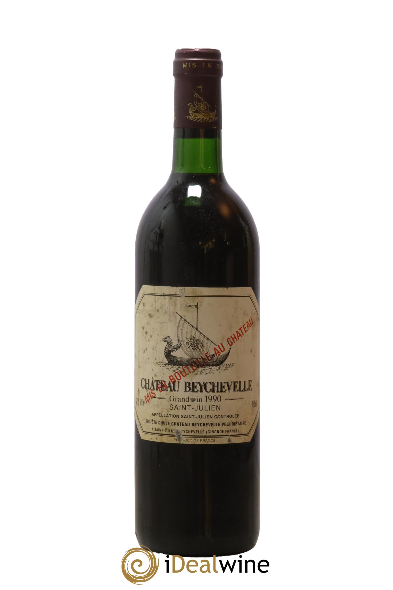 Château Beychevelle 4ème Grand Cru Classé 1990 - Posten von 1 Flasche - 0