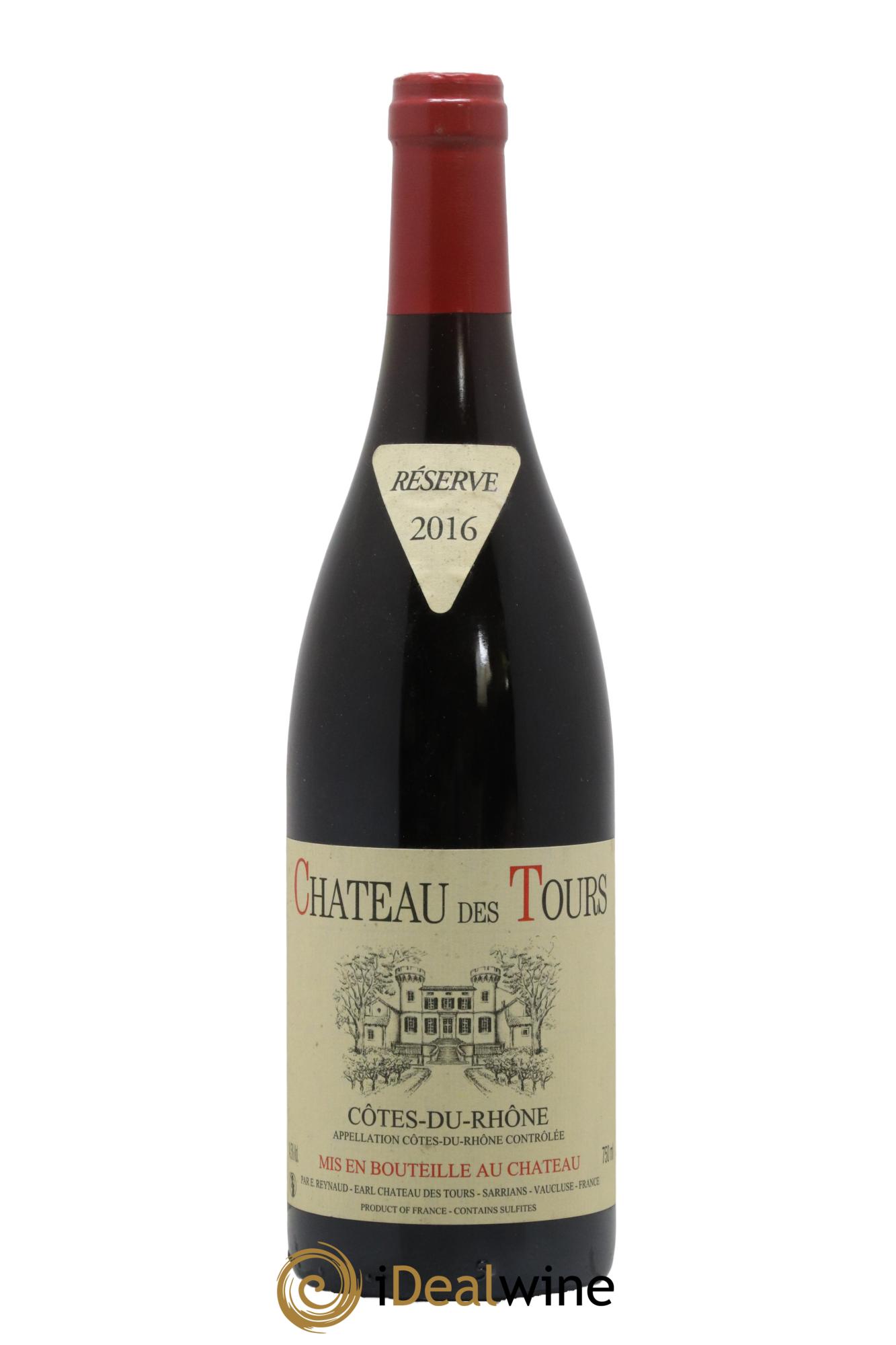 Côtes-du-Rhône Château des Tours Emmanuel Reynaud 2016 - Lot de 1 bouteille - 0